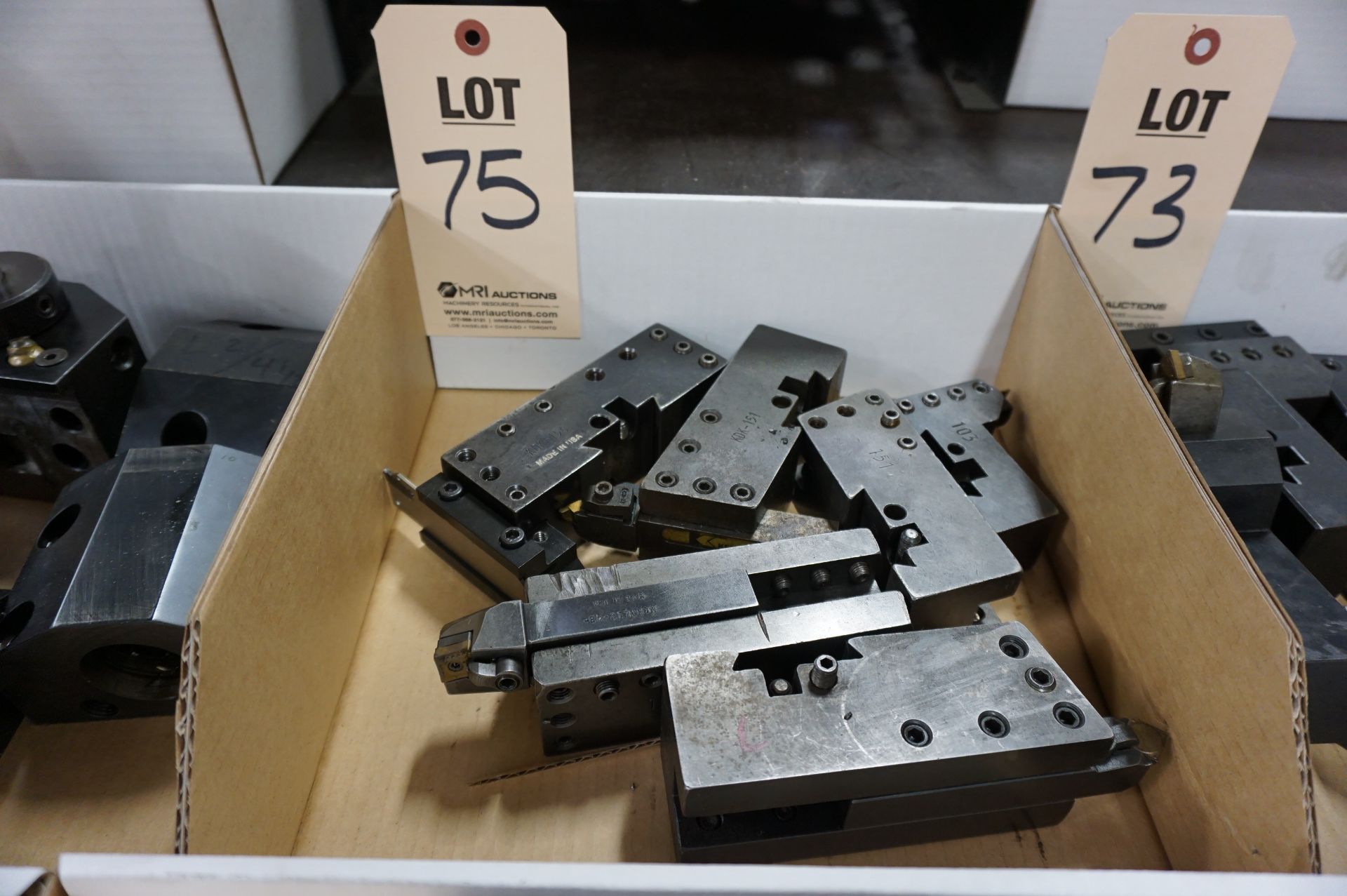 (6) MISC. MACHINE LATHE QUICK CHANGE WEDGE TOOL HOLDERS