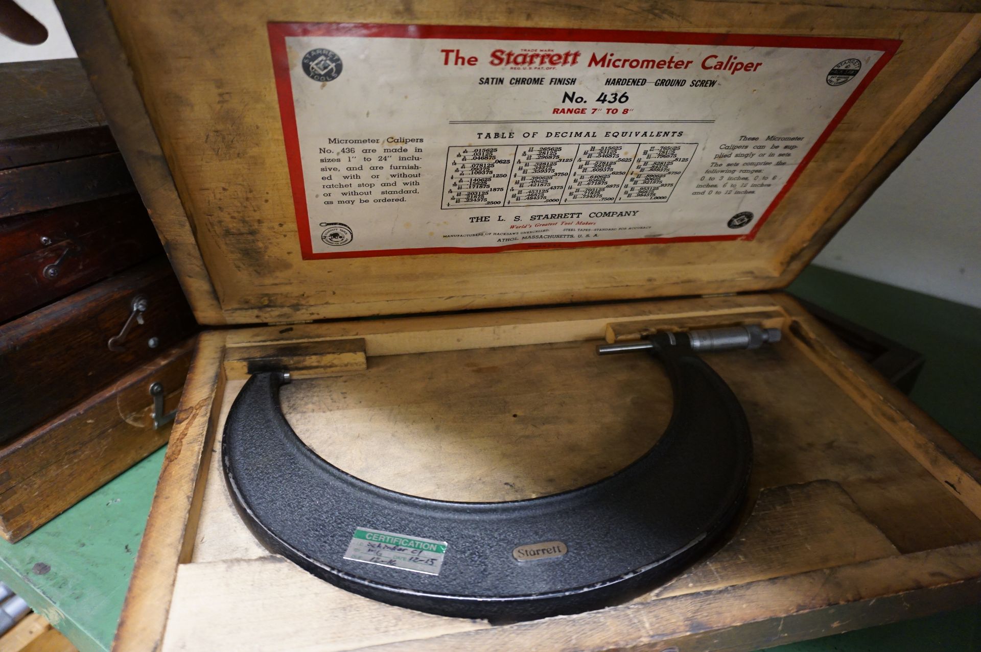 LOT TO INCLUDE: (1) 6-7" MICROMETER, (1) 7-8" MICROMETER, (1) 6-12" MICROMETER - Image 3 of 5