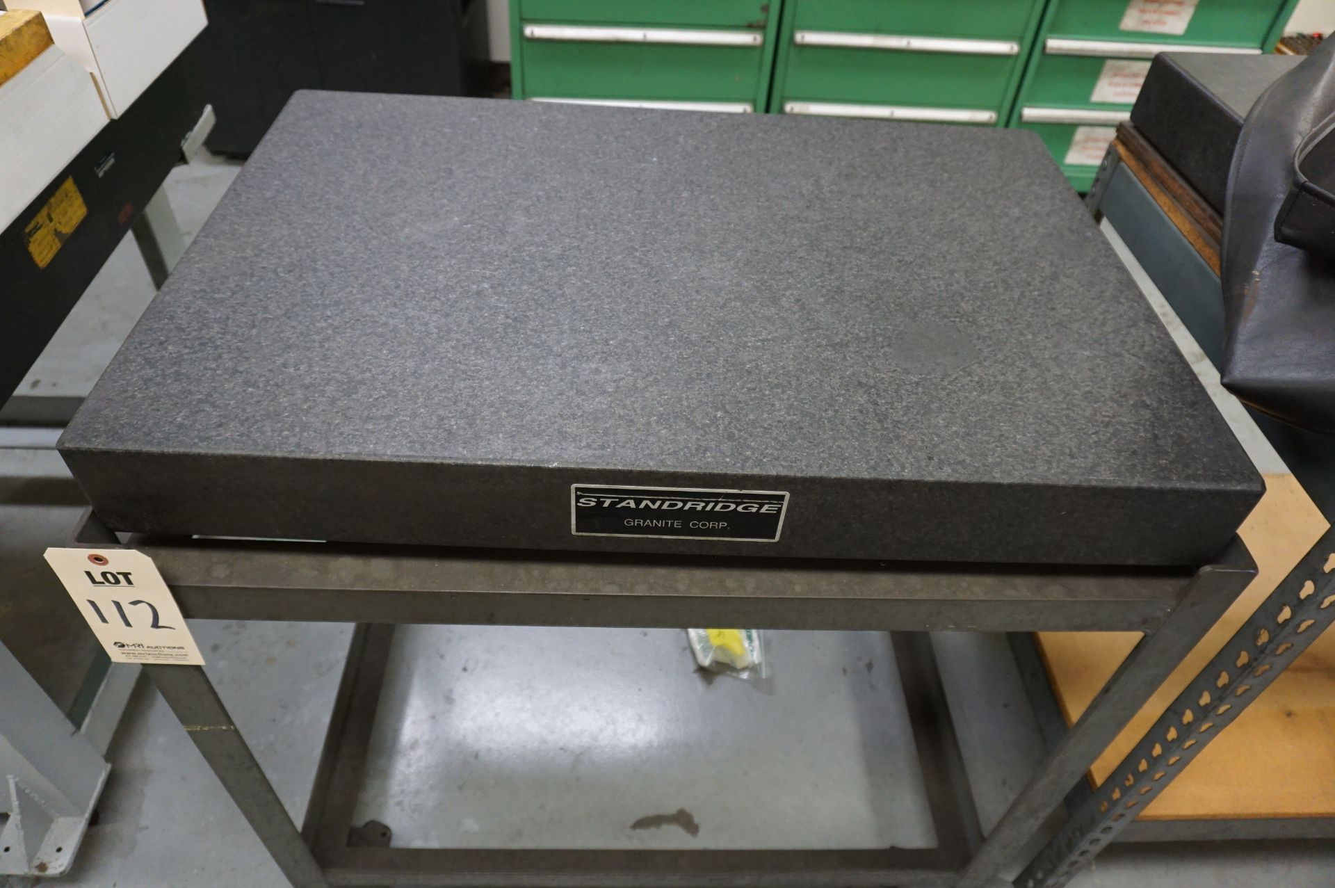 GRANITE INSPECTION TABLE , SURFACE PLATE DIMENSIONS 36" X 24" - Image 2 of 2