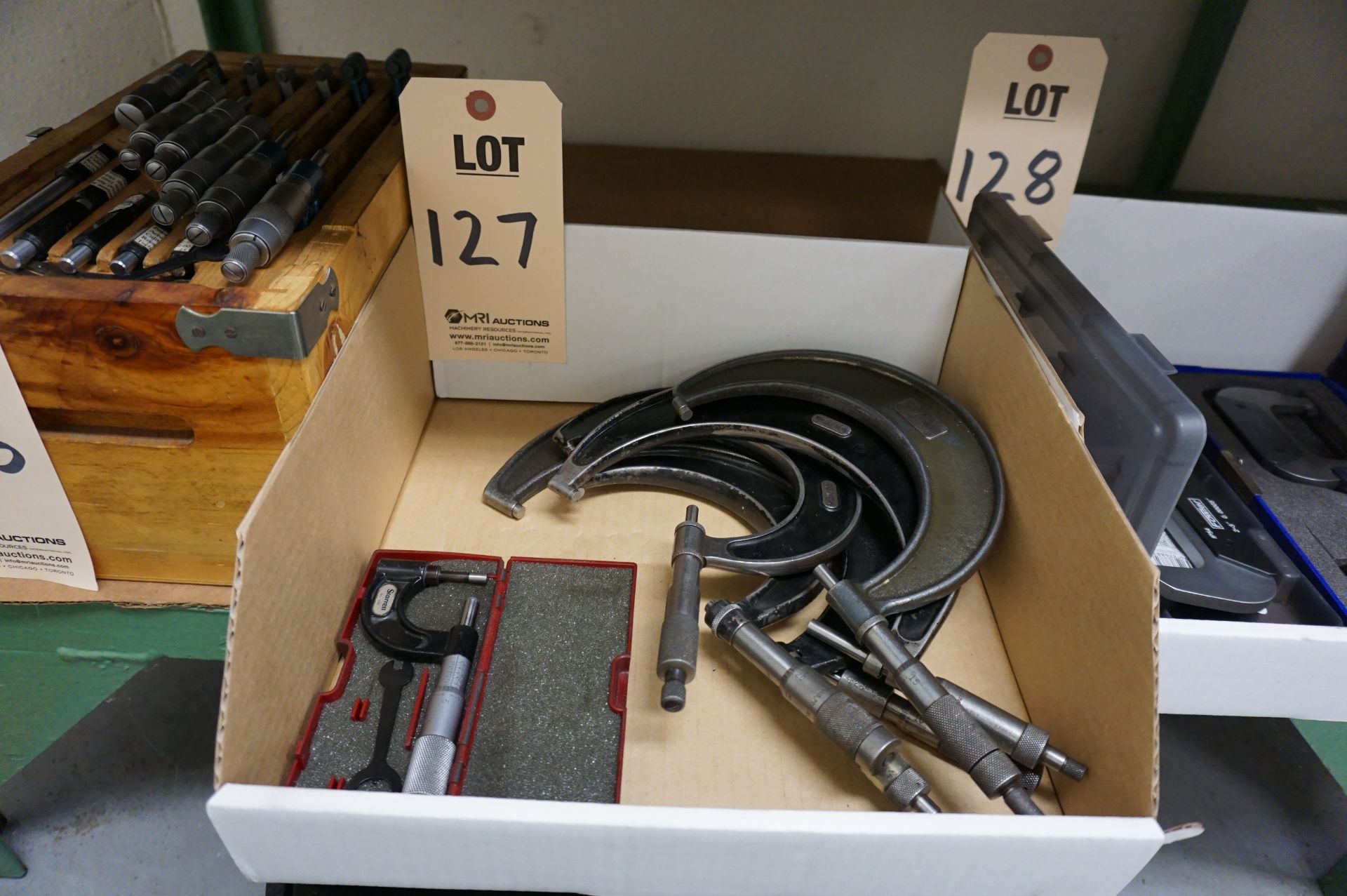 MISC. MICROMETERS AND CLAMP, VARYING SIZES - Image 2 of 3
