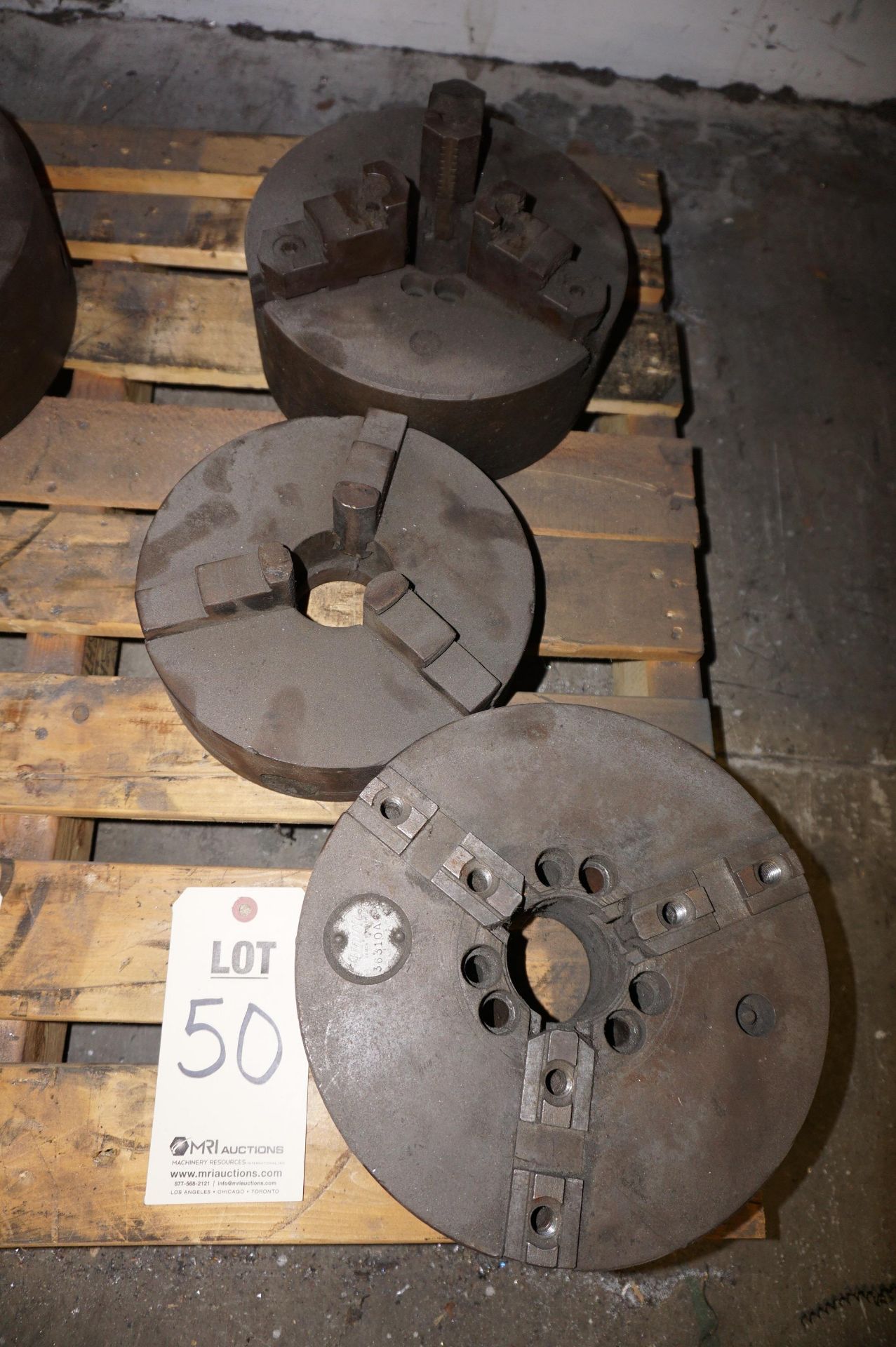 (3) 3 JAW LATHE CHUCKS - Image 2 of 2