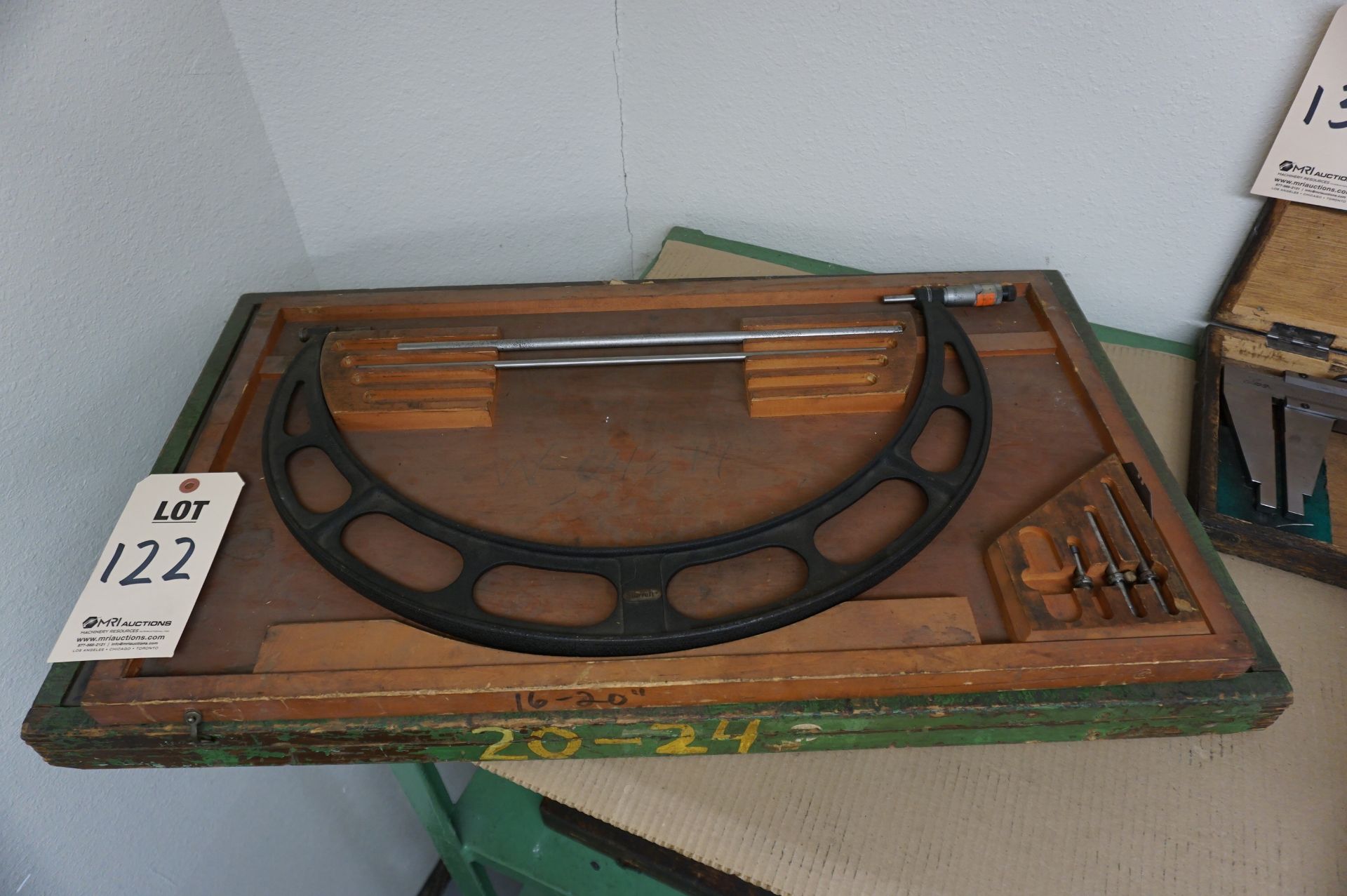 LOT TO INCLUDE: (1) 16-20" MICROMETER, (1) 20-24" MICROMETER