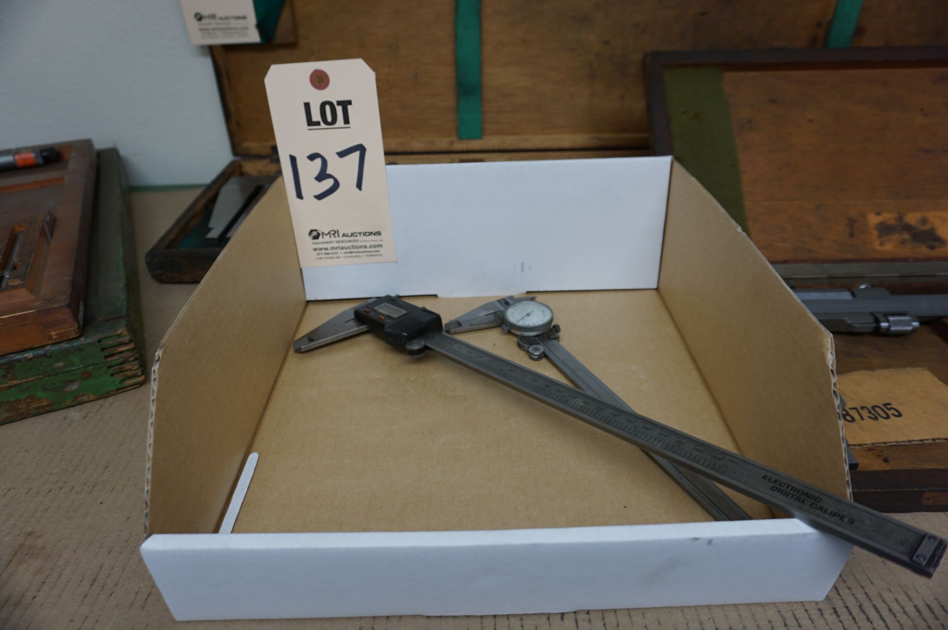 LOT TO INCLUDE: (1) 18" VERNIER CALIPER, (2) 12" DIAL CALIPERS - Image 2 of 4