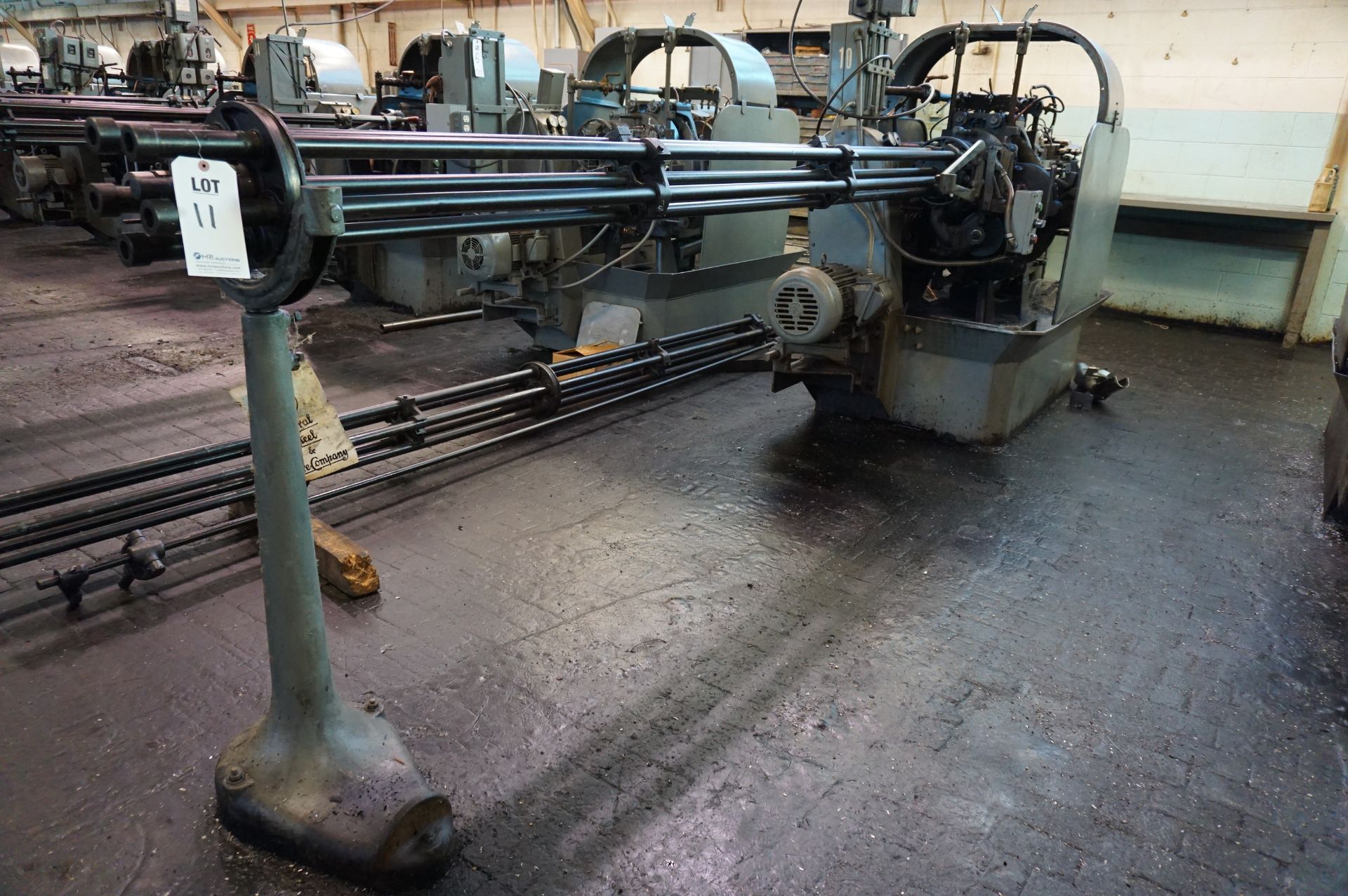 1949 DAVENPORT MODEL B 3/4" OVERSIZE 5-SPINDLE AUTOMATIC BAR MACHINE. S/N 2415, PICK OFF, 2