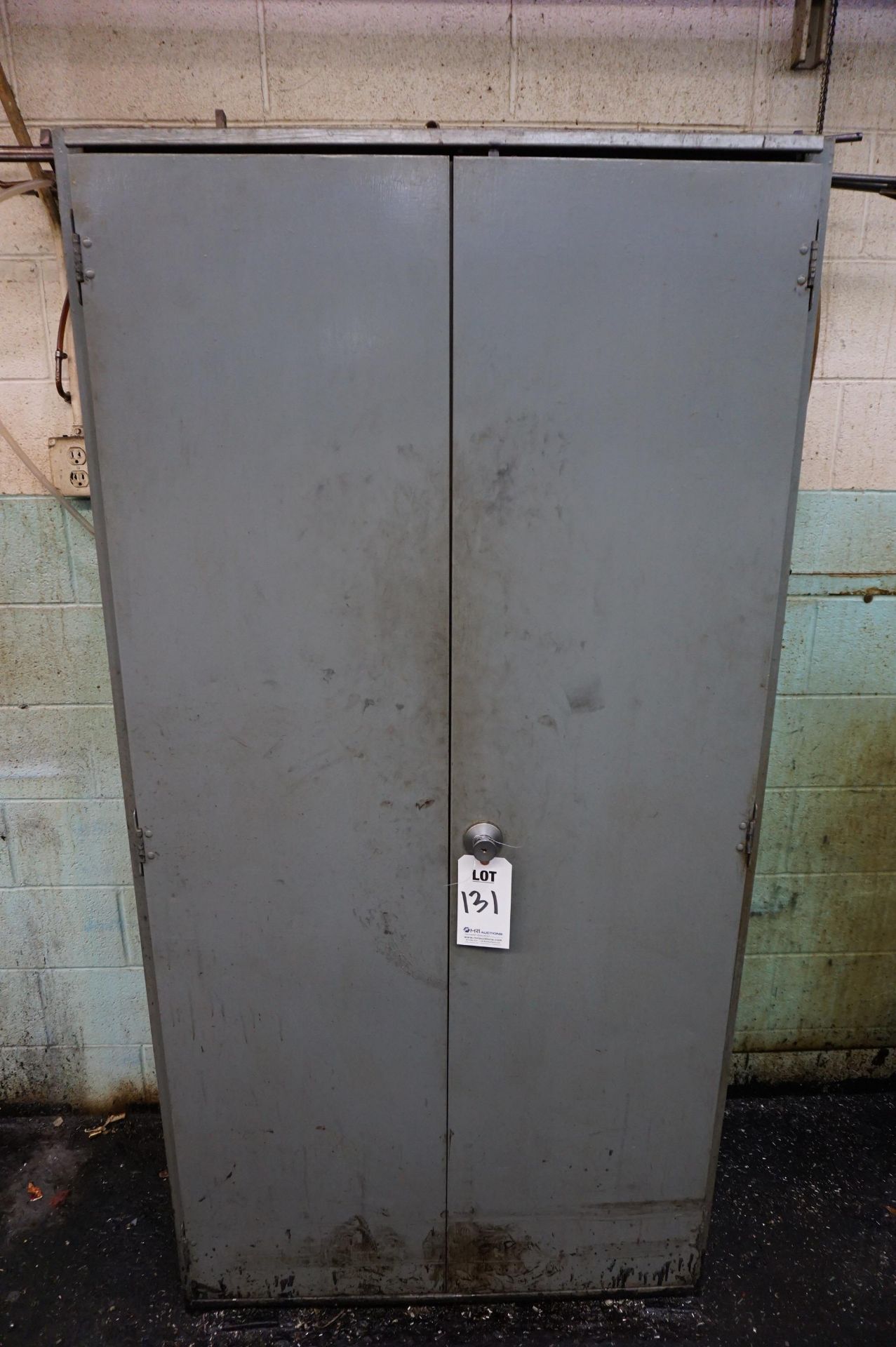 LOT TO INCLUDE: (2) STEEL SHOP CABINETS WITH MISC. HARDWARE - SHAVES, PINS, ROLLS, CLAMPS, BUS BARS, - Image 5 of 24