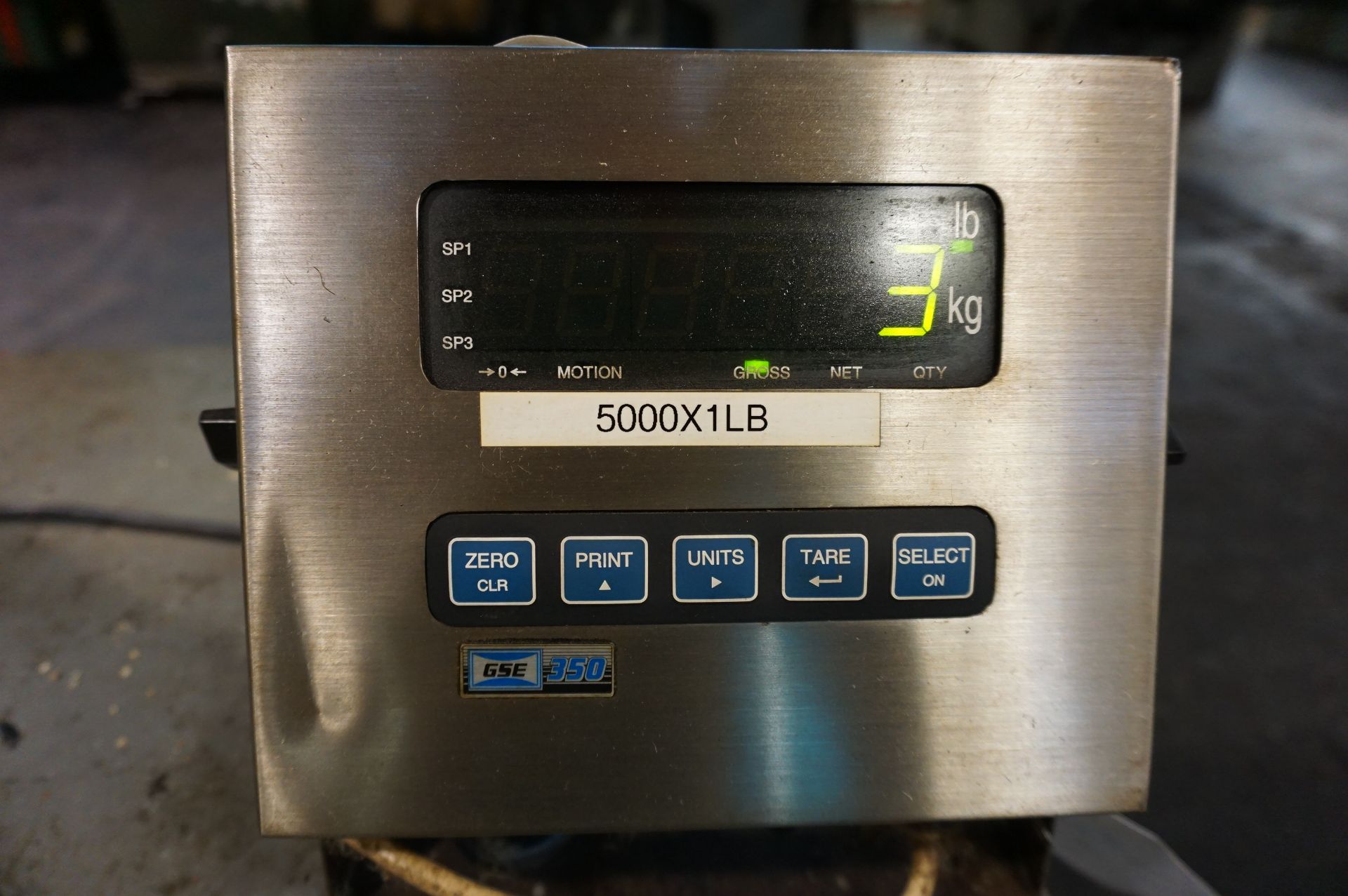 GENERAL ELECTRONICS SYSTEM - METRO SCALE CO. MODEL BSLC II-A 10-DIGITAL 10,000 LB CAPACITY SCALE, - Image 2 of 3