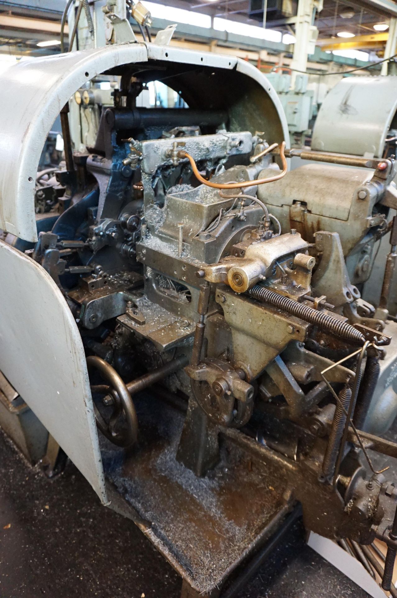 1945 DAVENPORT MODEL B 3/4" OVERSIZE 5 SPINDLE AUTOMATIC BAR MACHINE, S/N 2094, PICK OFF, 2 - Image 6 of 7