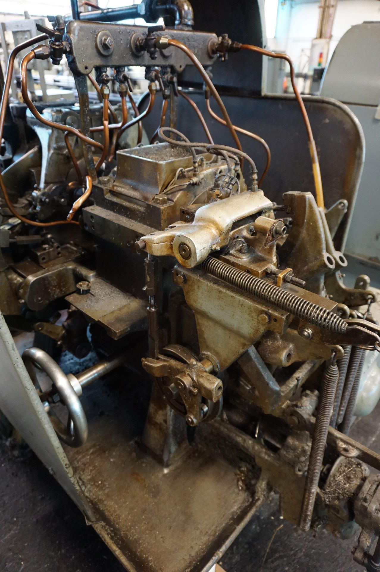 1941 DAVENPORT MODEL B 3/4" OVERSIZE 5-SPINDLE AUTOMATIC BAR MACHINE. S/N 1412, PICK OFF, 2 - Image 6 of 9