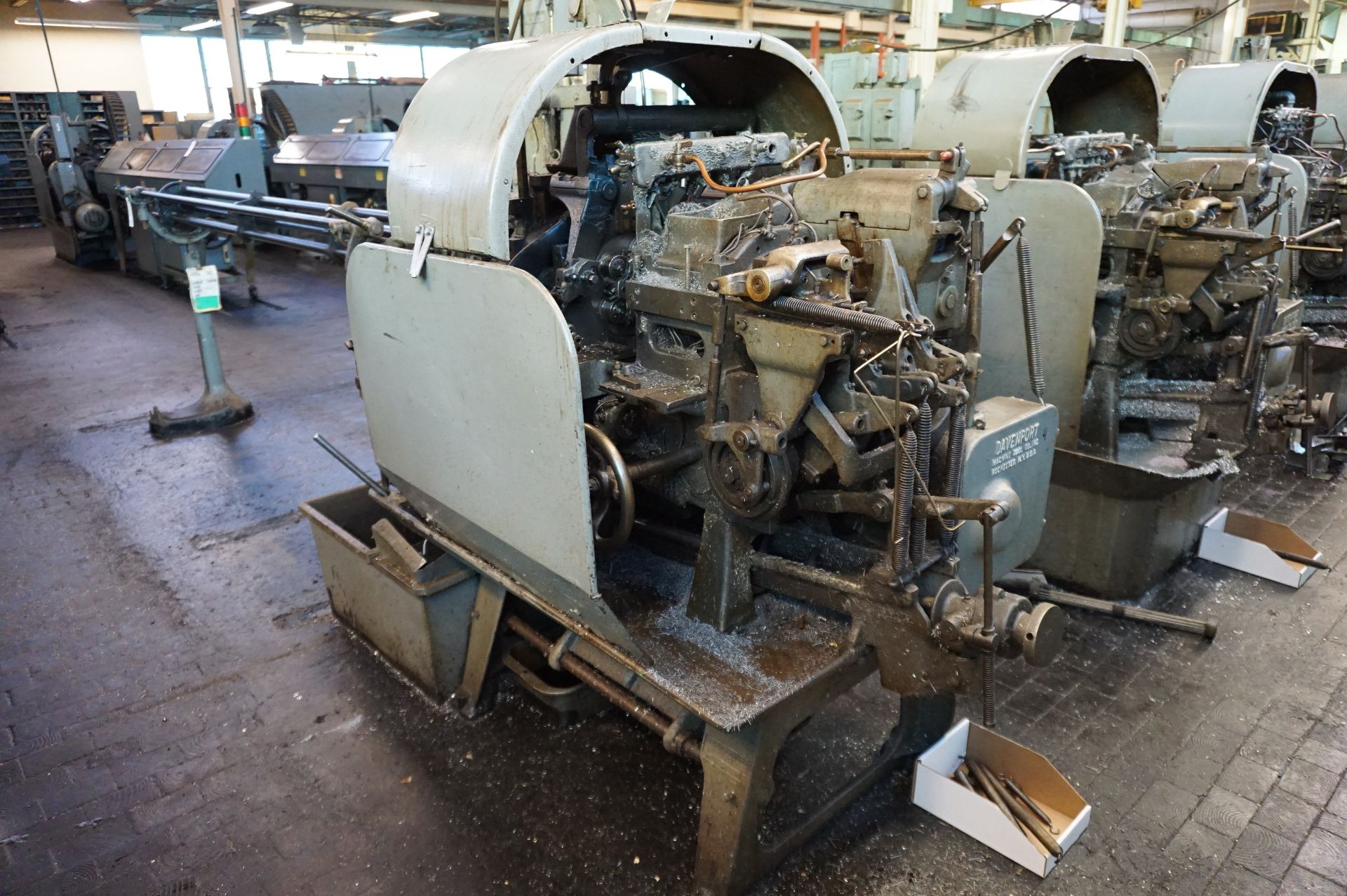 1945 DAVENPORT MODEL B 3/4" OVERSIZE 5 SPINDLE AUTOMATIC BAR MACHINE, S/N 2094, PICK OFF, 2 - Image 3 of 7