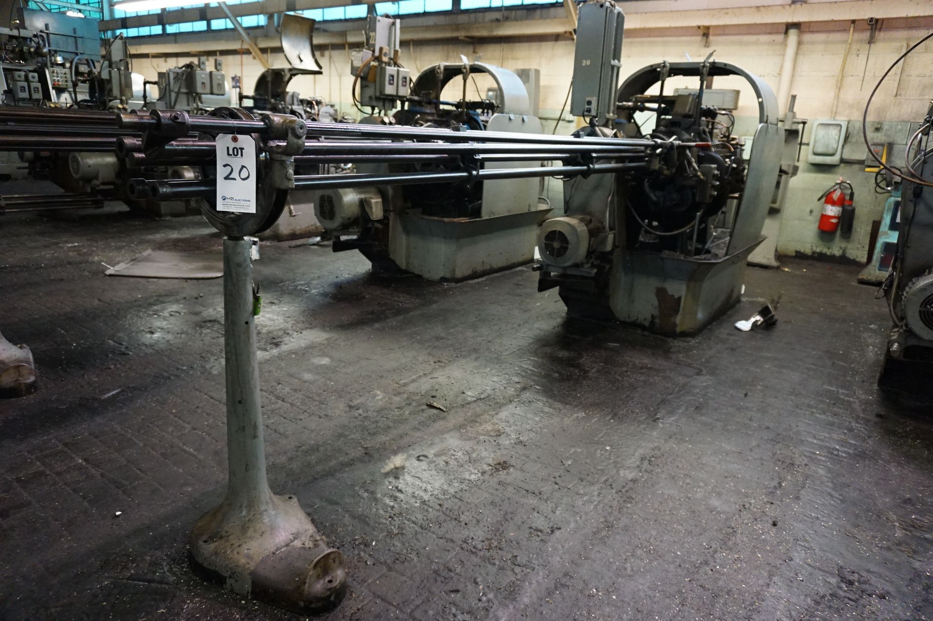 1948 DAVENPORT MODEL B 3/4" OVERSIZE 5-SPINDLE AUTOMATIC BAR MACHINE. S/N 4756, PICK OFF, 2