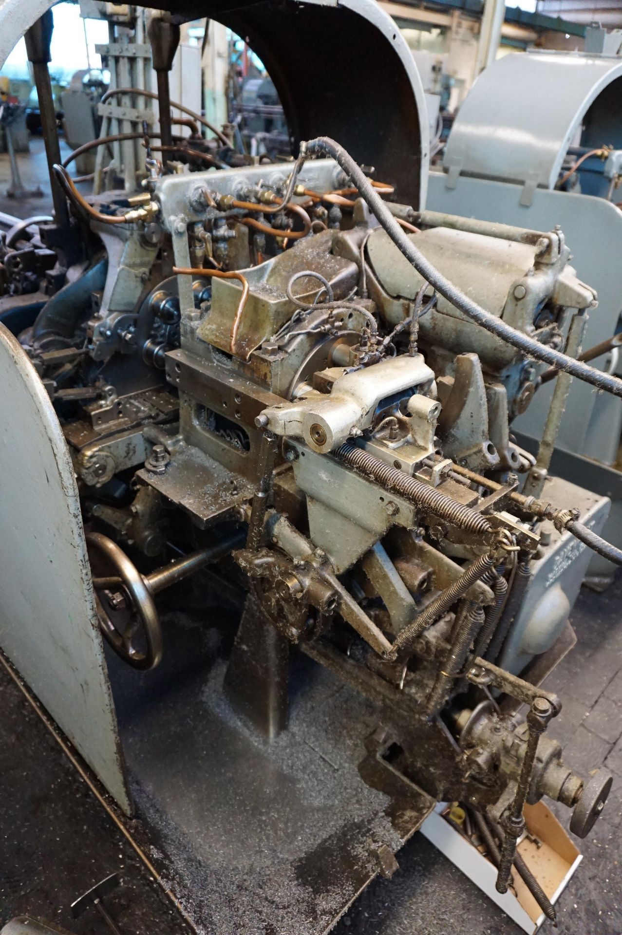 1949 DAVENPORT MODEL B 3/4" OVERSIZE 5-SPINDLE AUTOMATIC BAR MACHINE. S/N 2415, PICK OFF, 2 - Image 5 of 7