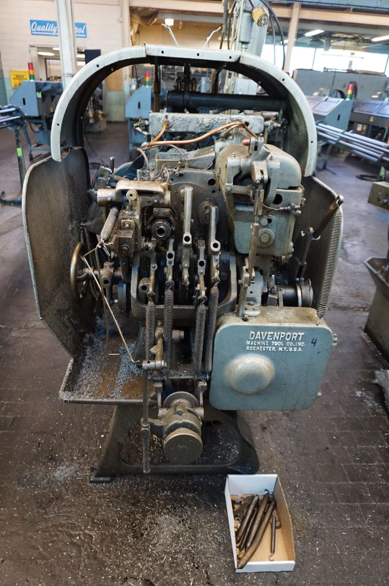 1945 DAVENPORT MODEL B 3/4" OVERSIZE 5 SPINDLE AUTOMATIC BAR MACHINE, S/N 2094, PICK OFF, 2 - Image 4 of 7