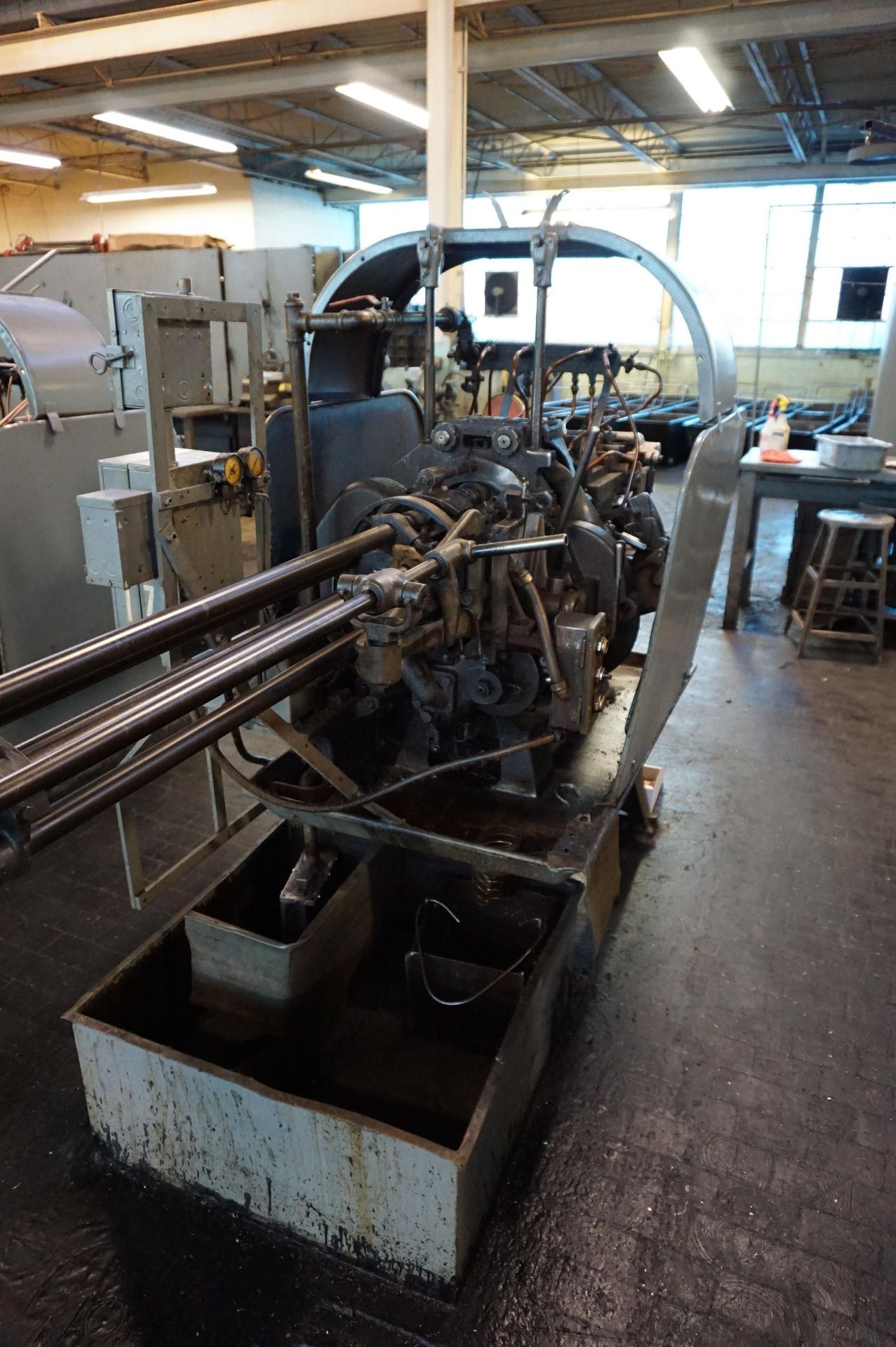 1941 DAVENPORT MODEL B 3/4" OVERSIZE 5-SPINDLE AUTOMATIC BAR MACHINE. S/N 1412, PICK OFF, 2 - Image 2 of 9