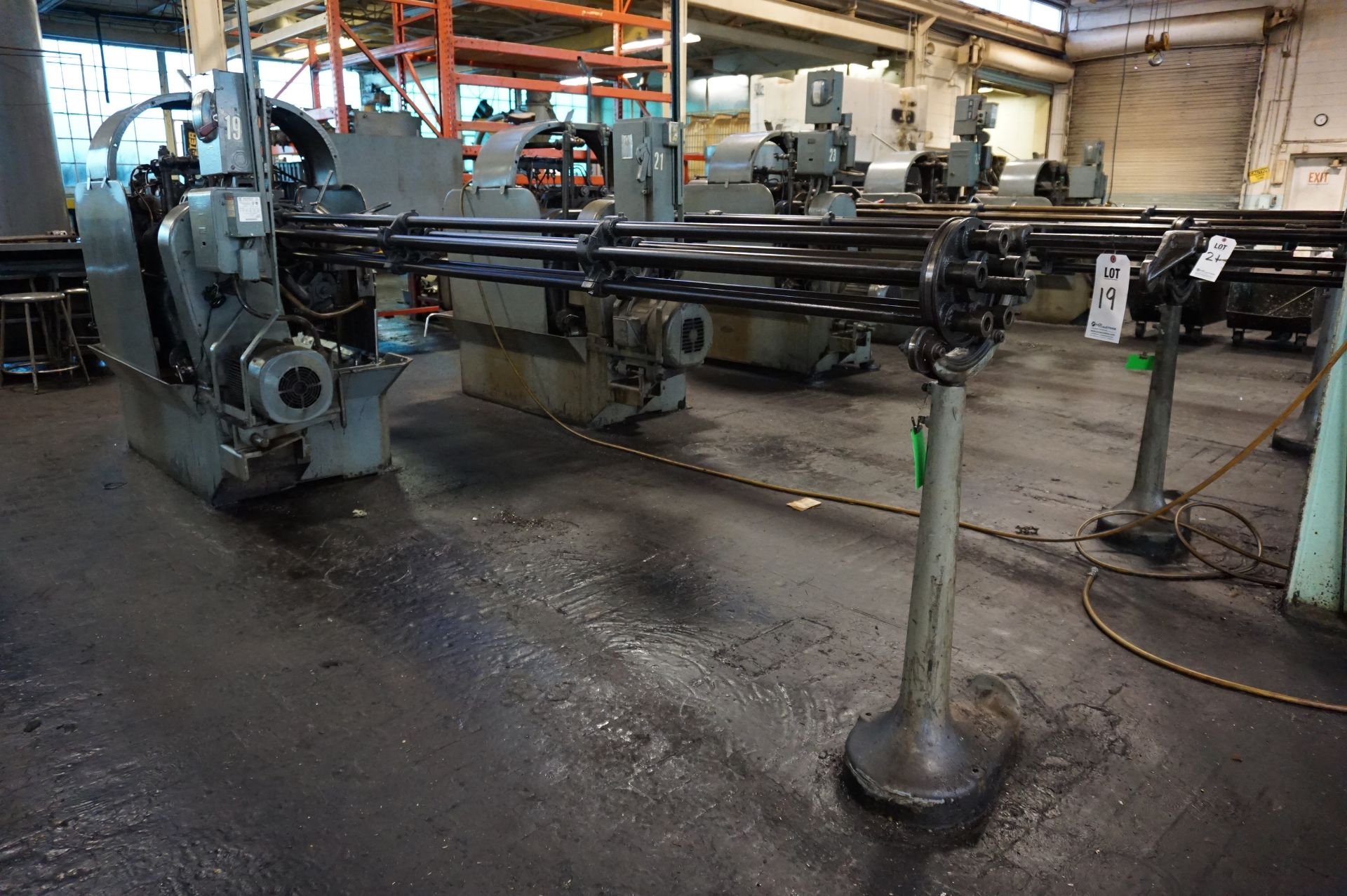 1947 DAVENPORT MODEL B 3/4" OVERSIZE 5-SPINDLE AUTOMATIC BAR MACHINE. S/N 2415, PICK OFF, 2
