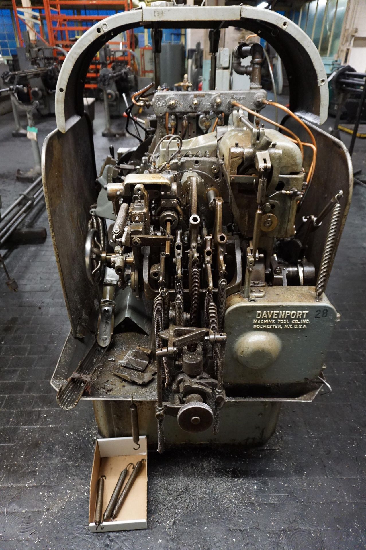 1942 DAVENPORT MODEL B 3/4" OVERSIZE 5-SPINDLE AUTOMATIC BAR MACHINE. S/N 161, PICK OFF, 2 SLIDES, - Image 5 of 7