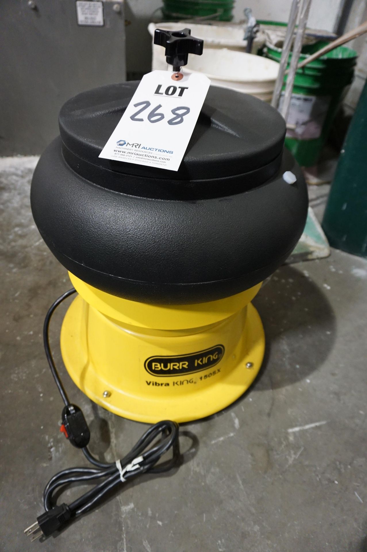 NEW BURR KING VIBRA KING 150SX VIBRATORY BOWL