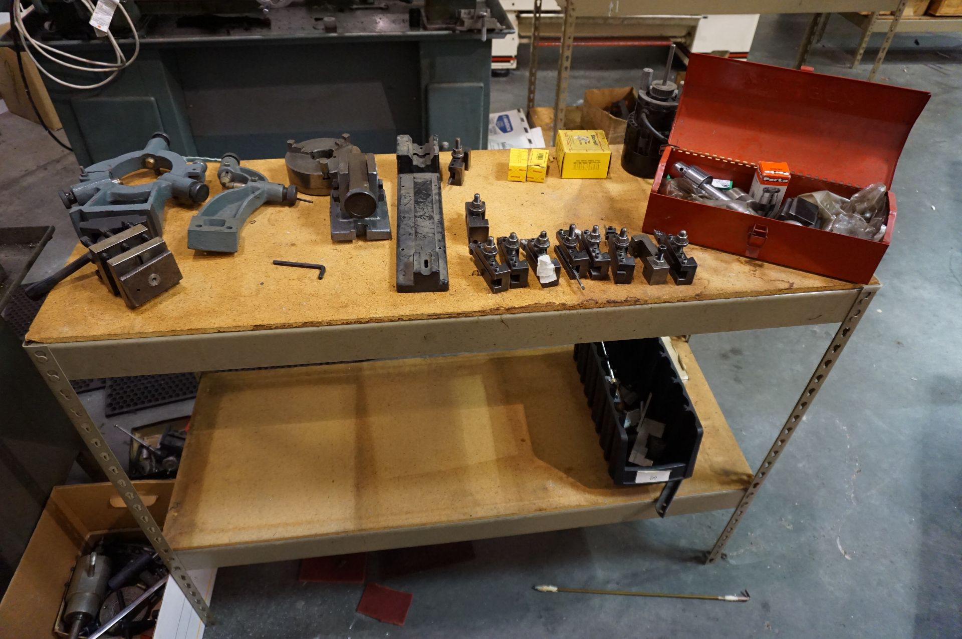 SEARS CRAFTSMAN MACHINE LATHE, MODEL 101 28990, S/N 108777, 12" X 36" BED, TO INCLUDE: TOOL HOLDERS, - Image 6 of 11