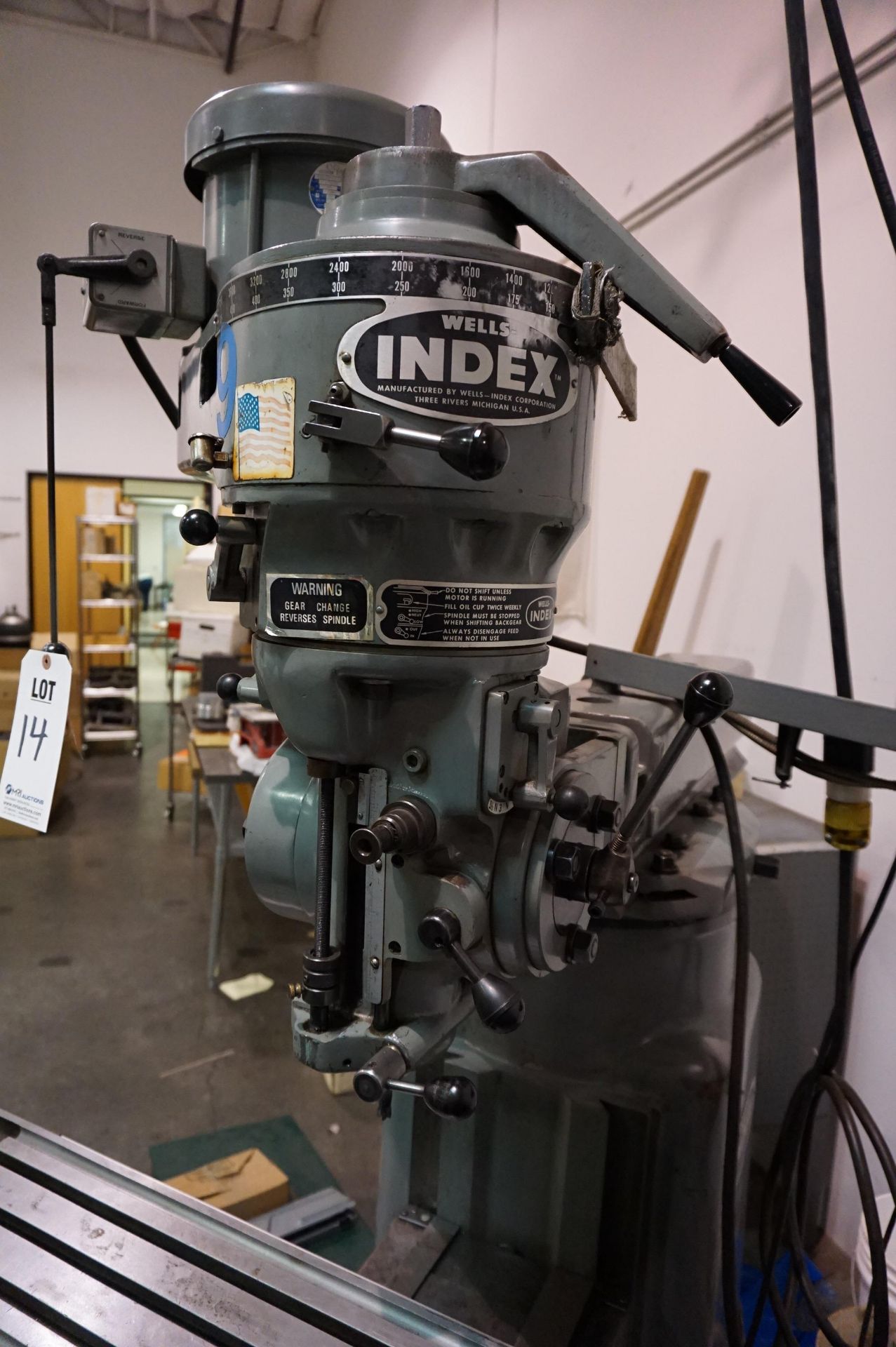 wells-index-manual-vertical-milling-machine-model-847-s-n-21334