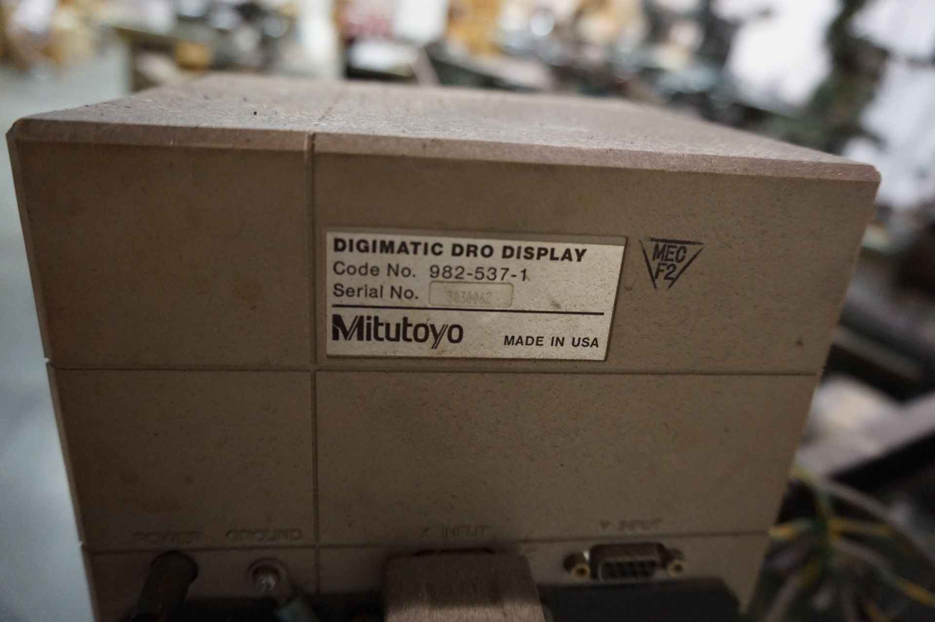 1987 RUTLAND MACHINE LATHE, MODEL 2649-1190, S/N 873690, 13" X 36" BED, MITUTOYO DRO, TO INCLUDE: - Image 8 of 12