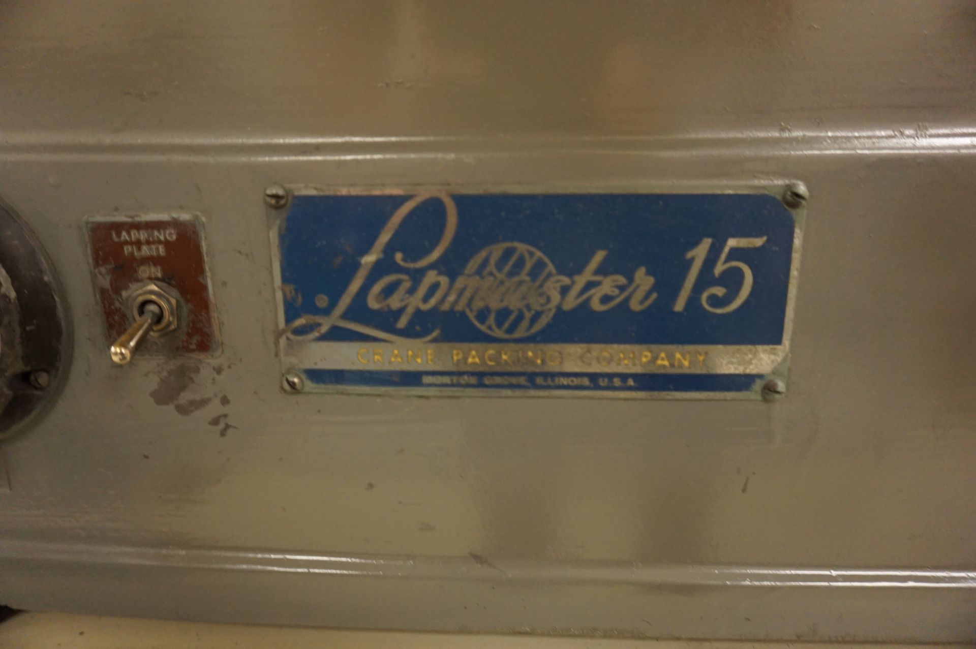 LAPMASTER 15 SINGLE SIDED LAPPING MACHINE, S/N C18707 - Image 8 of 9