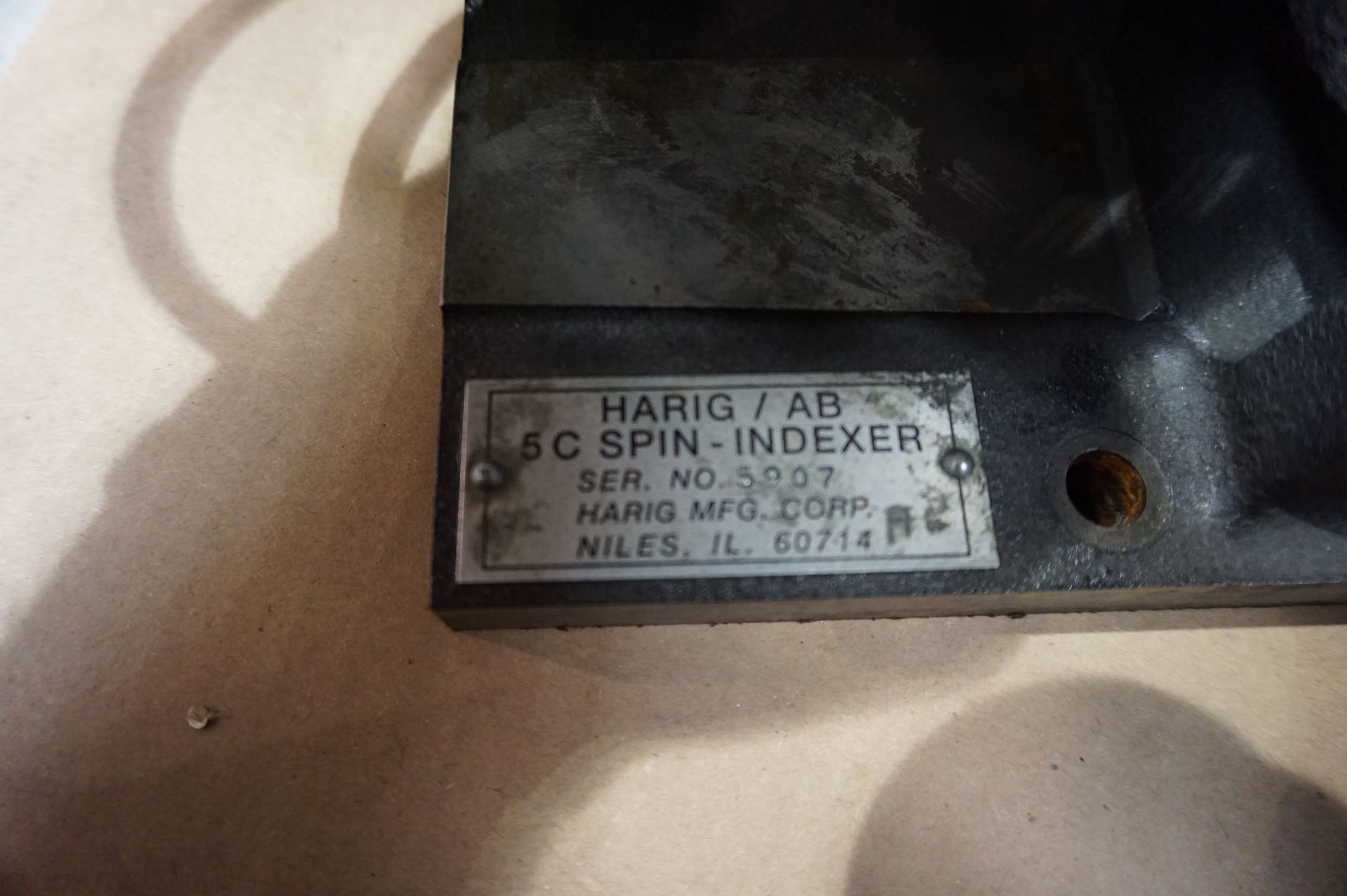 LOT TO INCLUDE: (2) HARIG 5C COLLET SPIN INDEXERS, MISC. GRINDING FIXTURES - Image 3 of 5