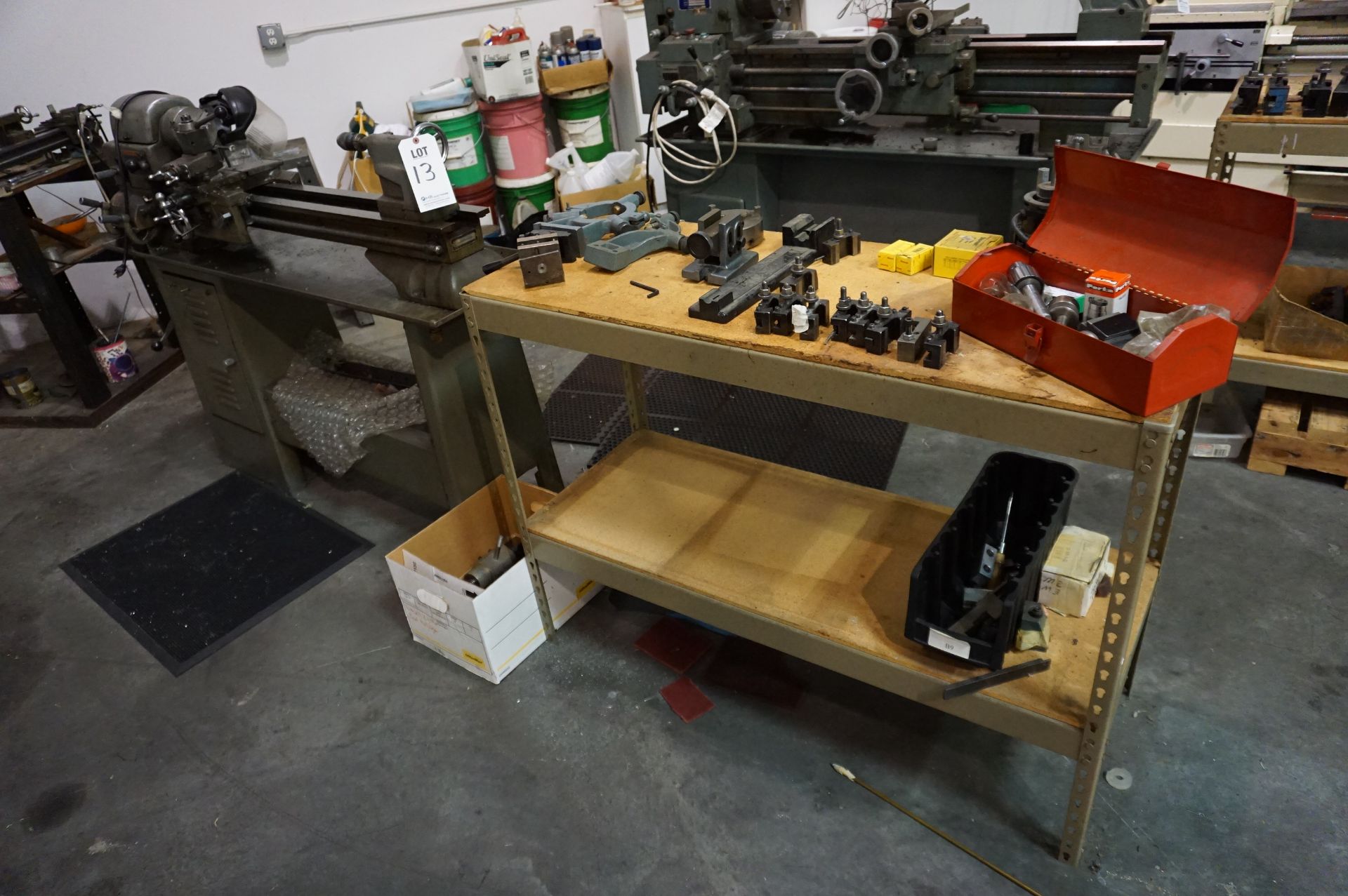 SEARS CRAFTSMAN MACHINE LATHE, MODEL 101 28990, S/N 108777, 12" X 36" BED, TO INCLUDE: TOOL HOLDERS,