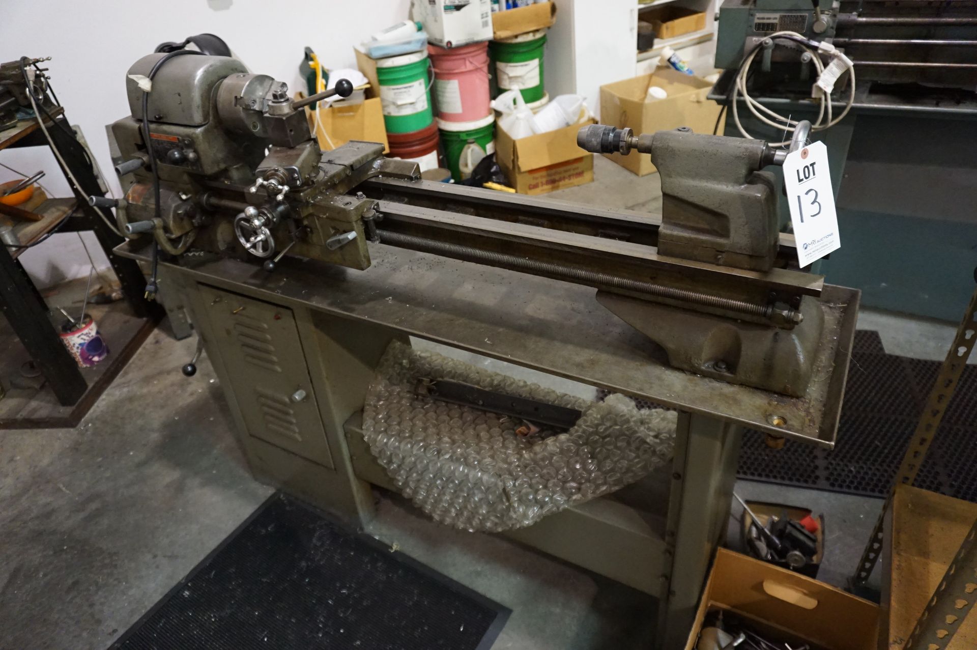 SEARS CRAFTSMAN MACHINE LATHE, MODEL 101 28990, S/N 108777, 12" X 36" BED, TO INCLUDE: TOOL HOLDERS, - Image 2 of 11