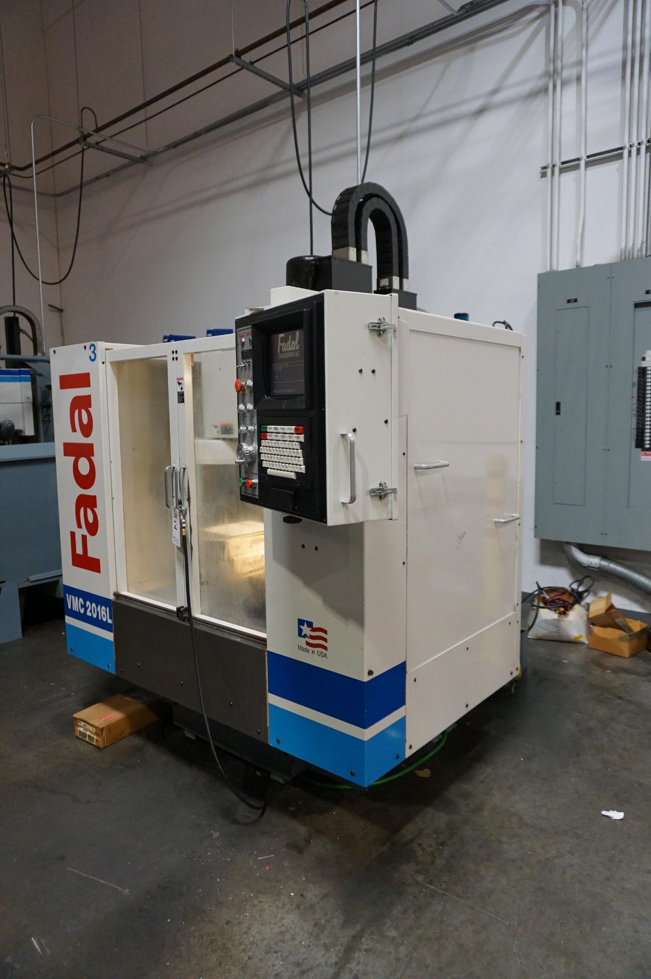 1999 FADAL VMC 2016L CNC VERTICAL MACHINING CENTER, MODEL 904-1L, S/N 9909169, 7500 RPM SPINDLE, 4TH - Image 2 of 10