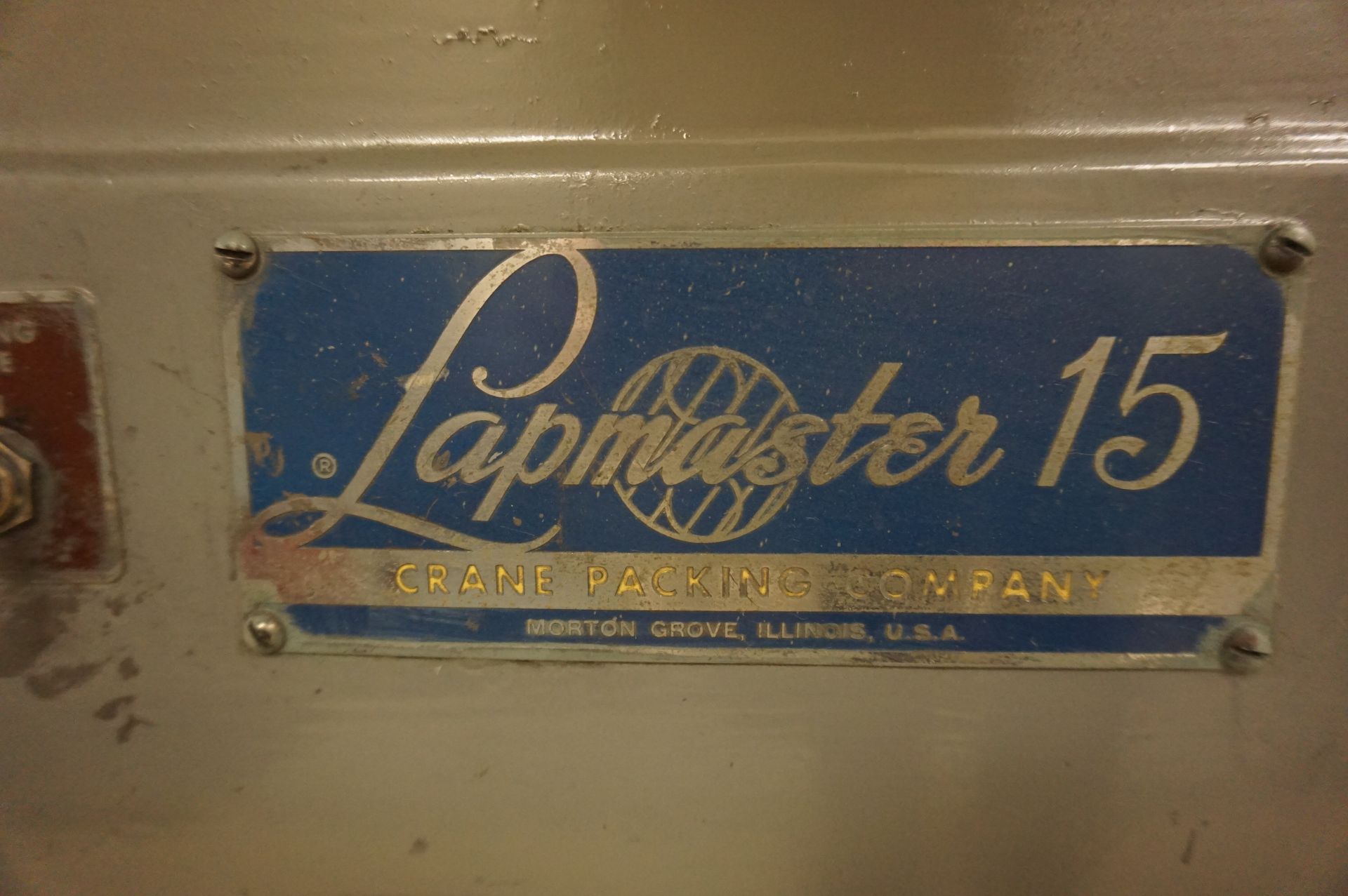 LAPMASTER 15 SINGLE SIDED LAPPING MACHINE, S/N C18707 - Image 3 of 9