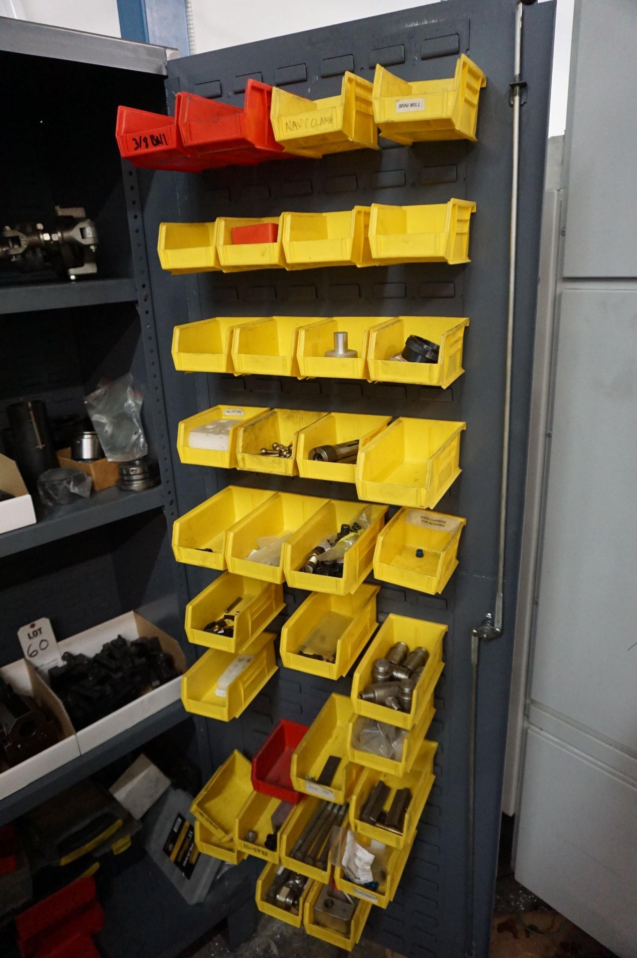 TOOL ORGANIZER LOT TO INCLUDE: (1) 7 DRAWER ROLLING STAINLESS STEEL SHOP CART WITH WOOD TOP, (1) - Image 15 of 16