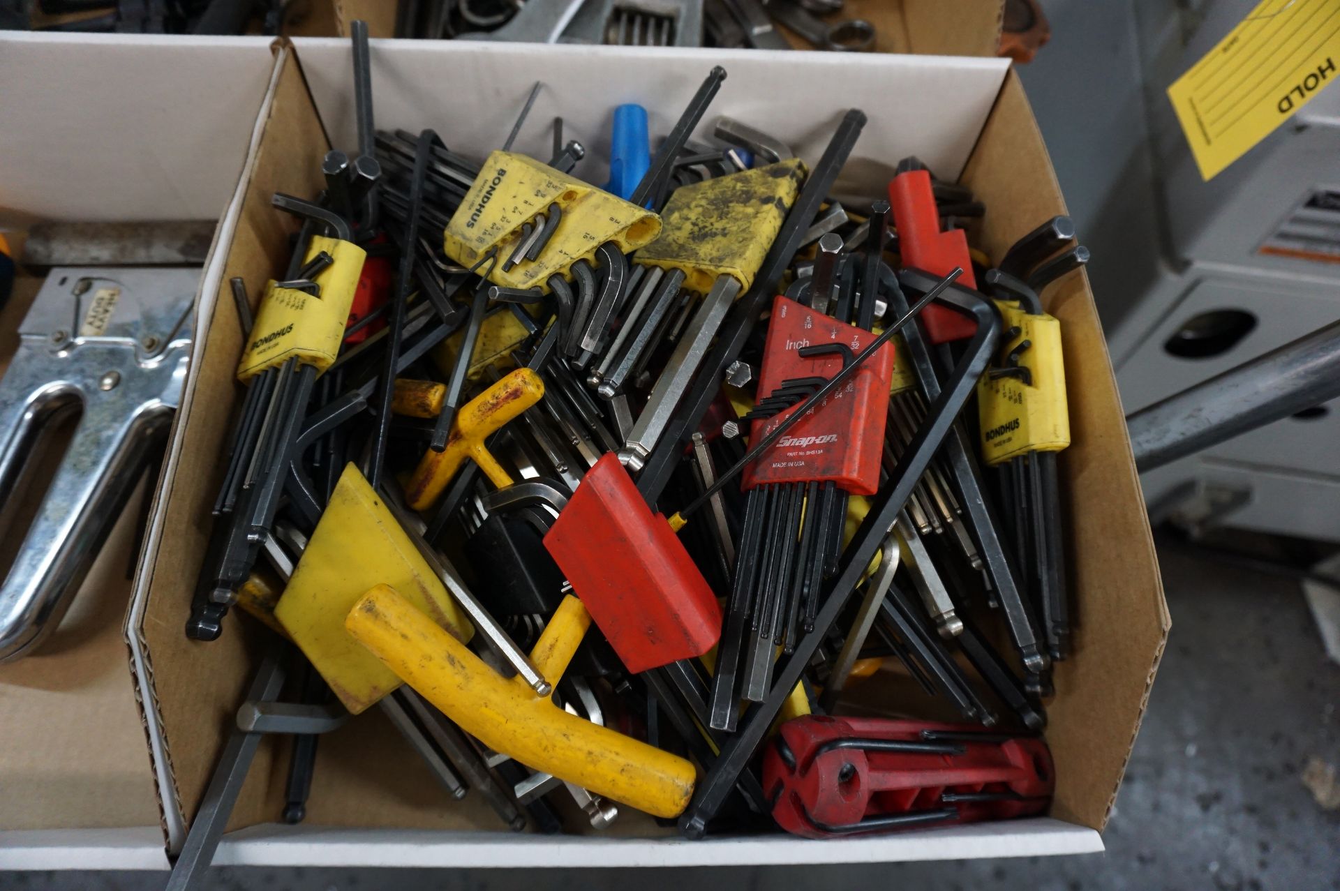 (4 BOXES) LOT TO INCLUDE: MISC. WRENCHES, CRESCENT WRENCHES, ALAN WRENCHES, PLIERS, LEVELS, TORQUE - Image 6 of 6
