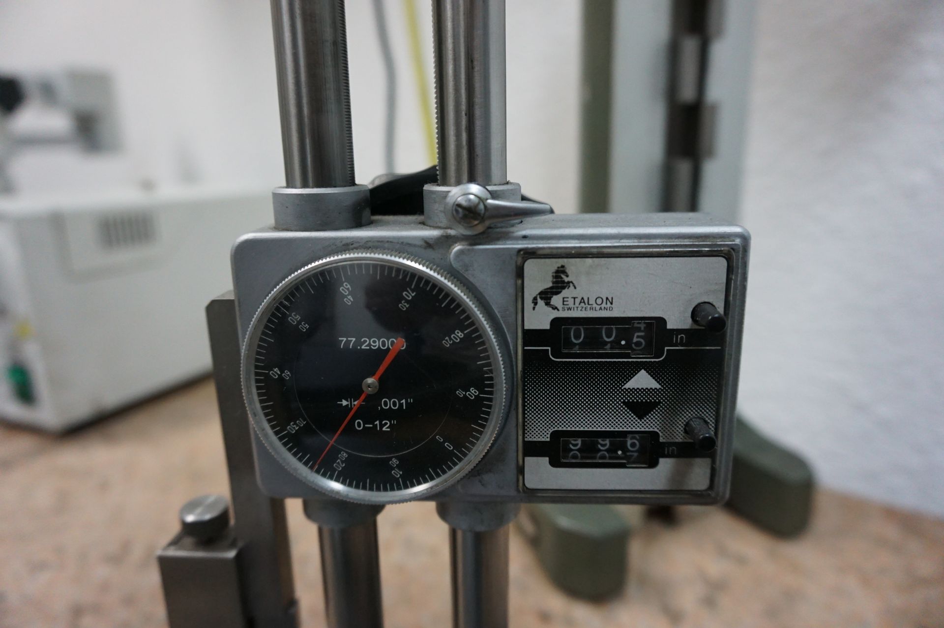 LOT TO INCLUDE: (1) ETALON 12" HEIGHT GAGE, (1) 12" DIGITAL HEIGHT GAGE - Image 2 of 3