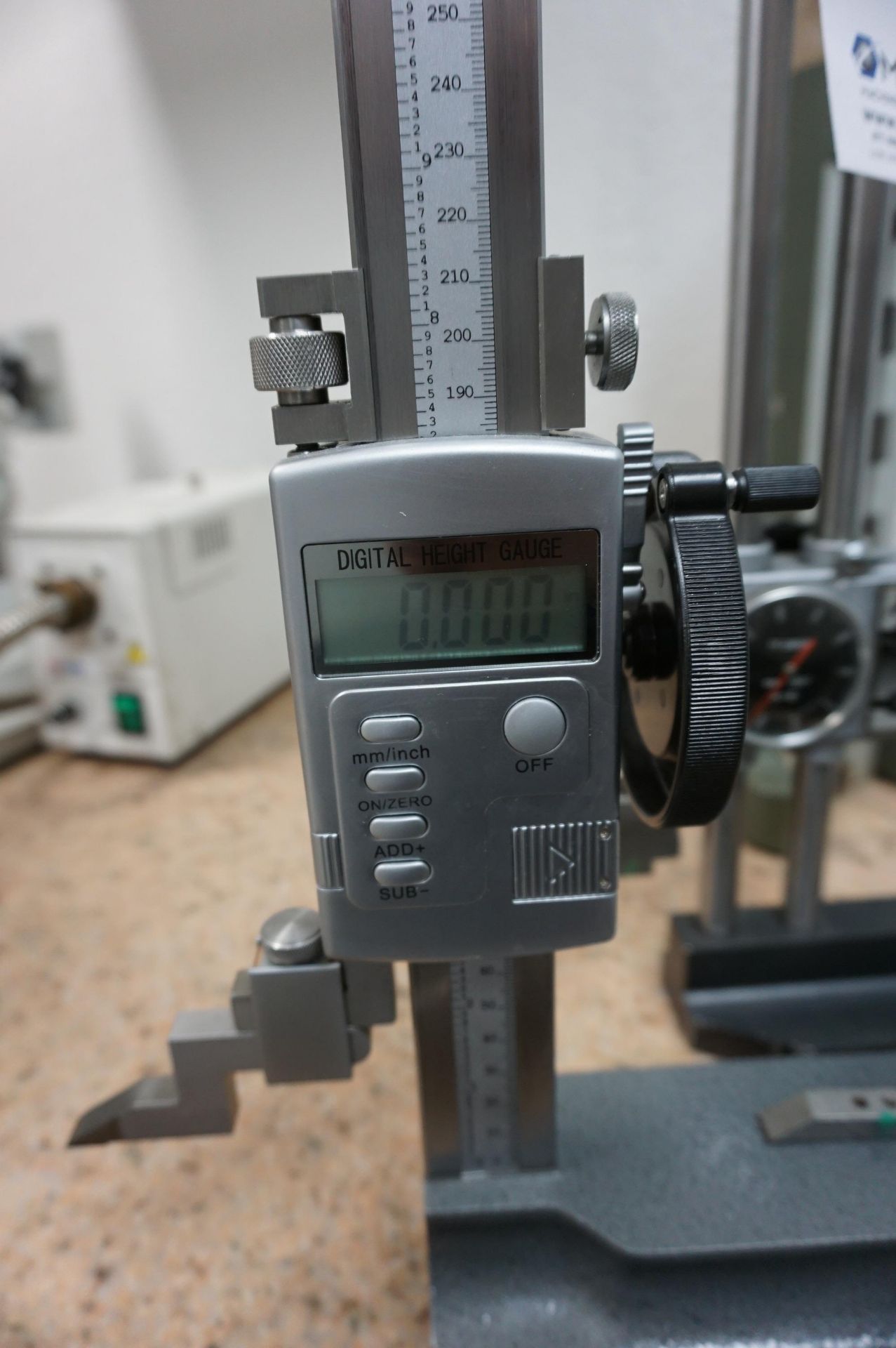 LOT TO INCLUDE: (1) ETALON 12" HEIGHT GAGE, (1) 12" DIGITAL HEIGHT GAGE - Image 3 of 3