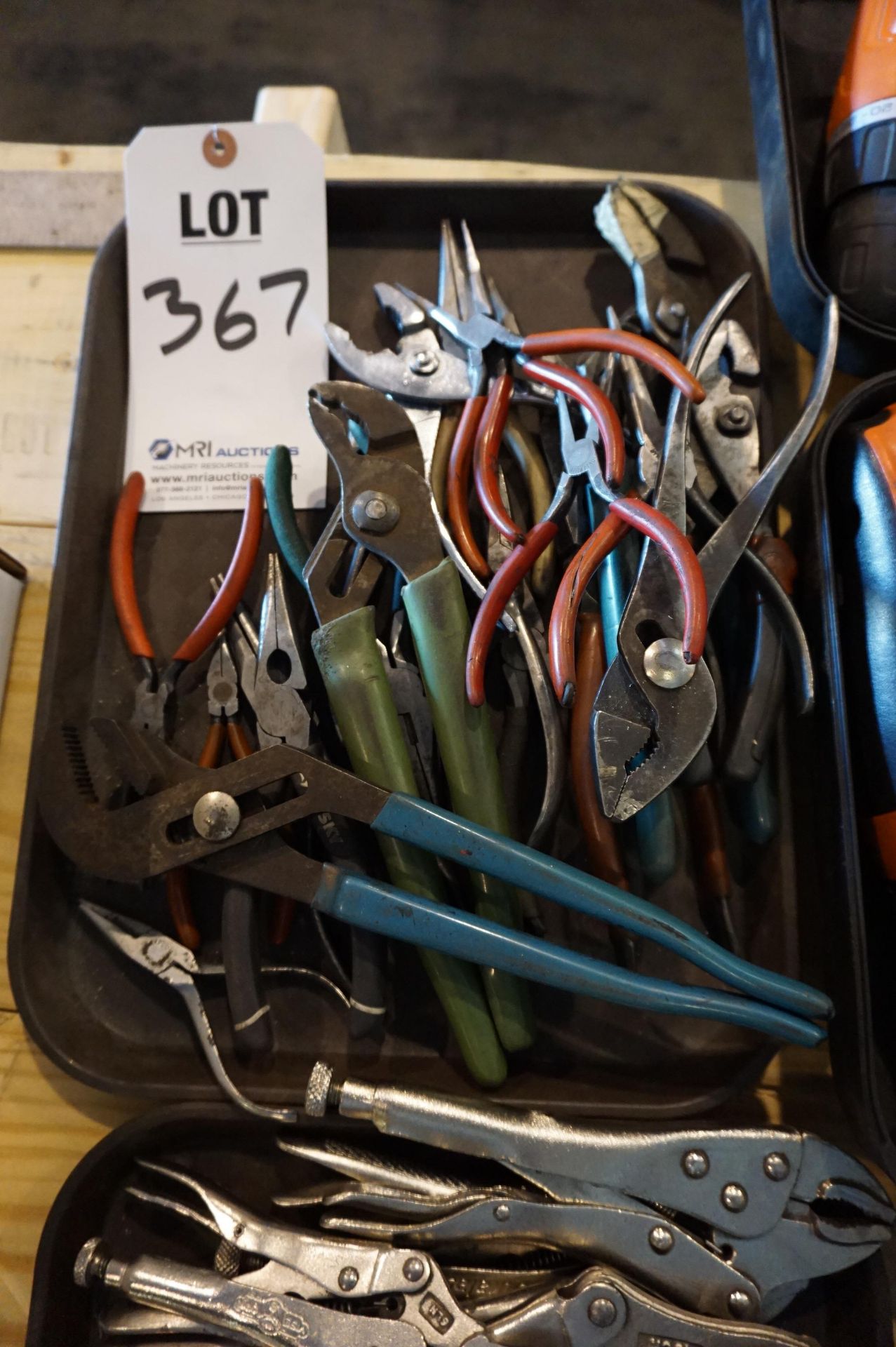 MISC. CHANNELLOCKS, CLAMPS, SNIPS, CRIMPERS, PLIERS - Image 3 of 3
