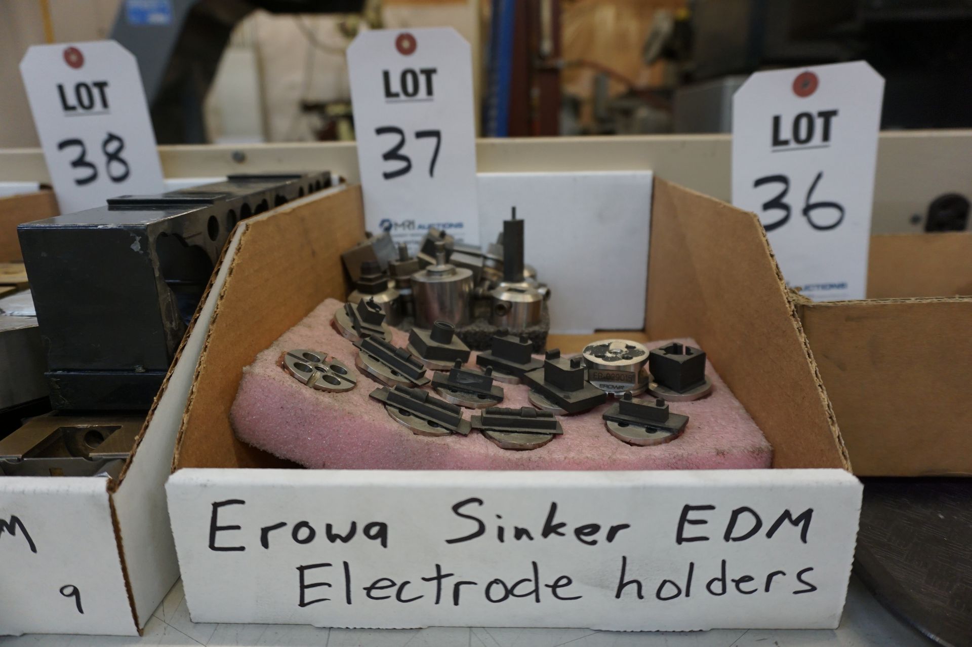 MISC. EROWA ELECTRODE HOLDERS, FOR SINKER EDM