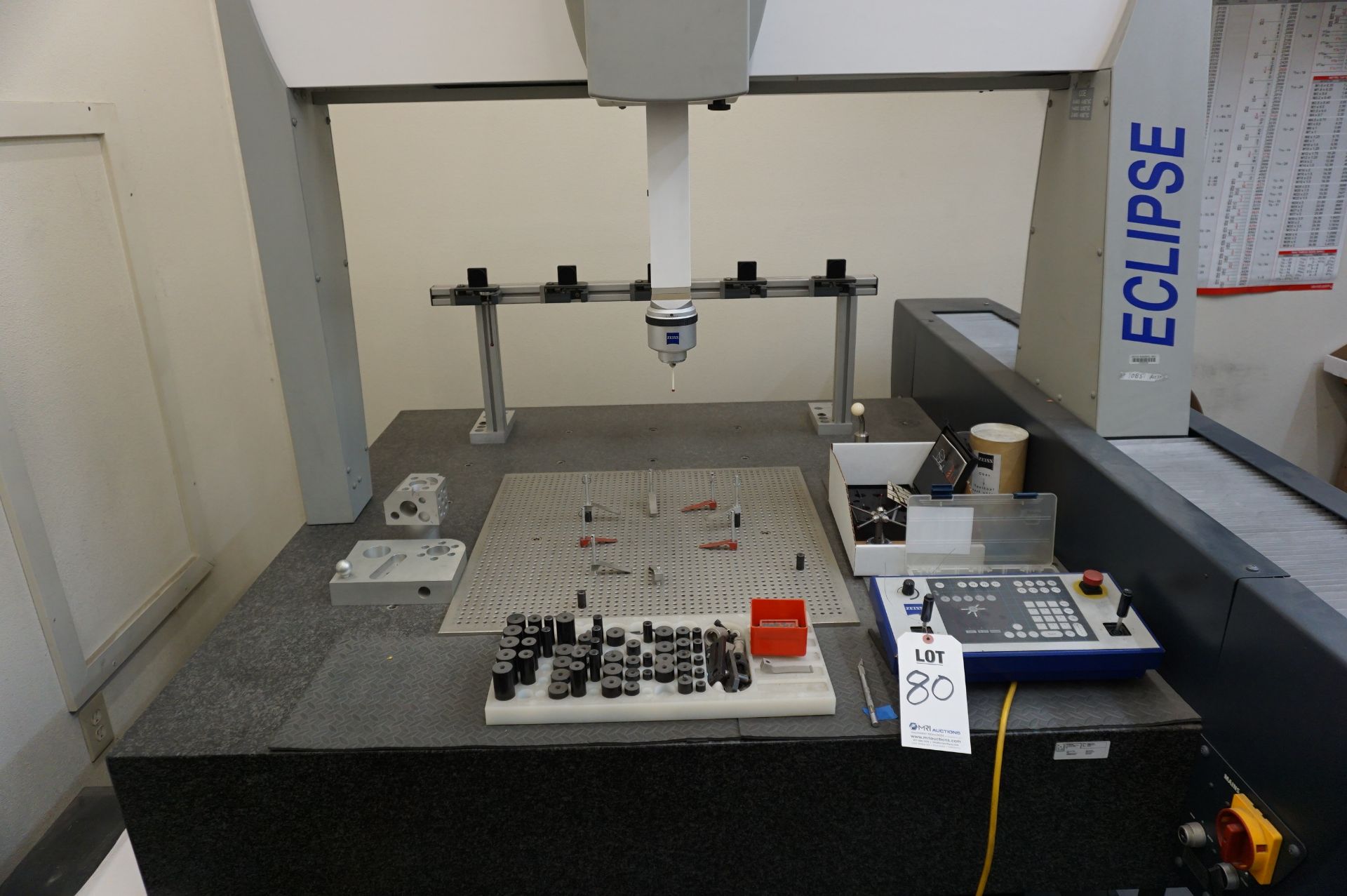 ZEISS ST3 ECLIPSE CMM, S/N 990304773, WITH CALIBRATION BALL, RUBY PROBES, MANUALS, AND CALYPSO - Image 2 of 7