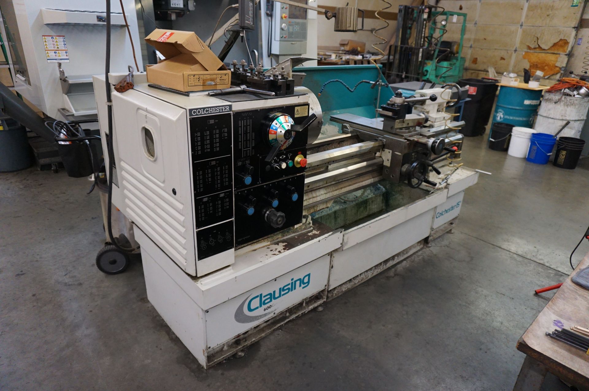 2008 COLCHESTER CLAUSING 600 15” PRECISION ENGINE LATHE, S/N JG0714, RPM 2--2500, 15” SWING, 7 ½ HP, - Image 2 of 7