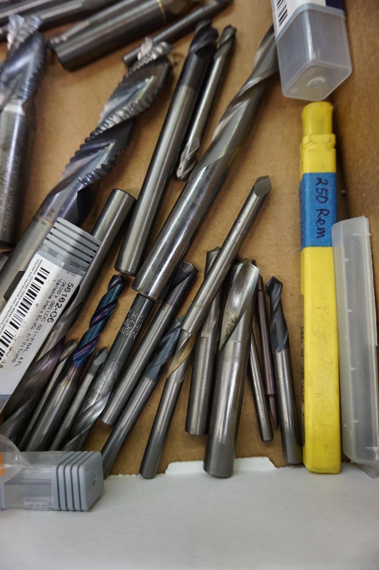MISC. CARBIDE ROUGHING END MILLS, BALL END MILLS, DRILLS, REAMERS - Image 2 of 2