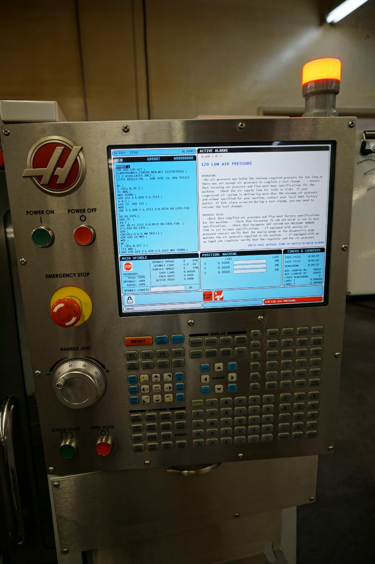 2014 HAAS VF-2SS CNC VERTICAL MACHINING CENTER, S/N 1113650, MFG. 06/2014, 30 HP 12,000 RPM - Image 4 of 12