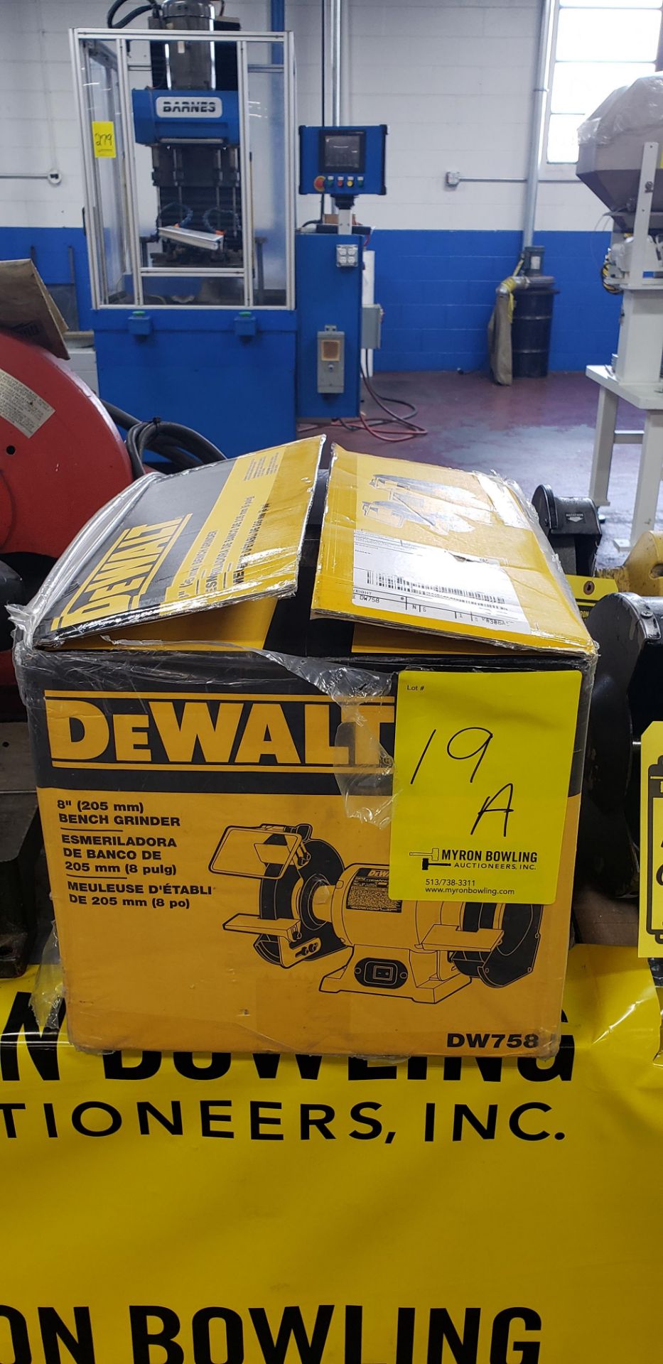 DEWALT DW758 8'' BENCH GRINDER, S/N YL88713 (NEW IN BOX) - Image 2 of 2