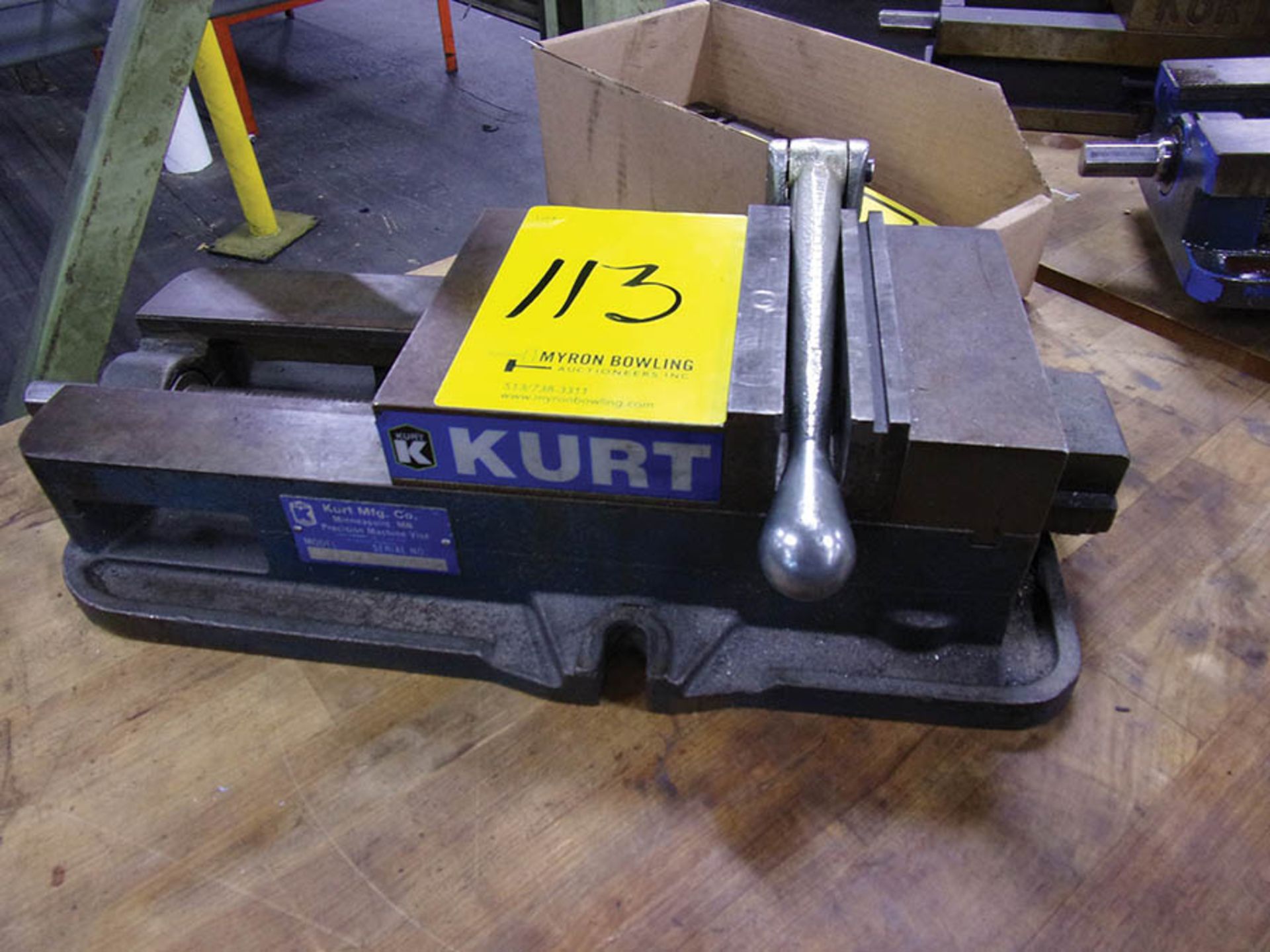 KURT 6'' MACHINE VISE; S/N 80120