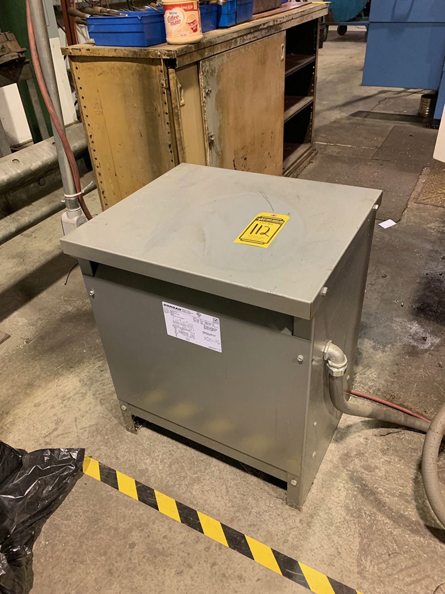 DONGAN 3-PHASE GENERAL PURPOSE TRANSFORMER, S/N P122970015 CAT NO 83-35-3235SH