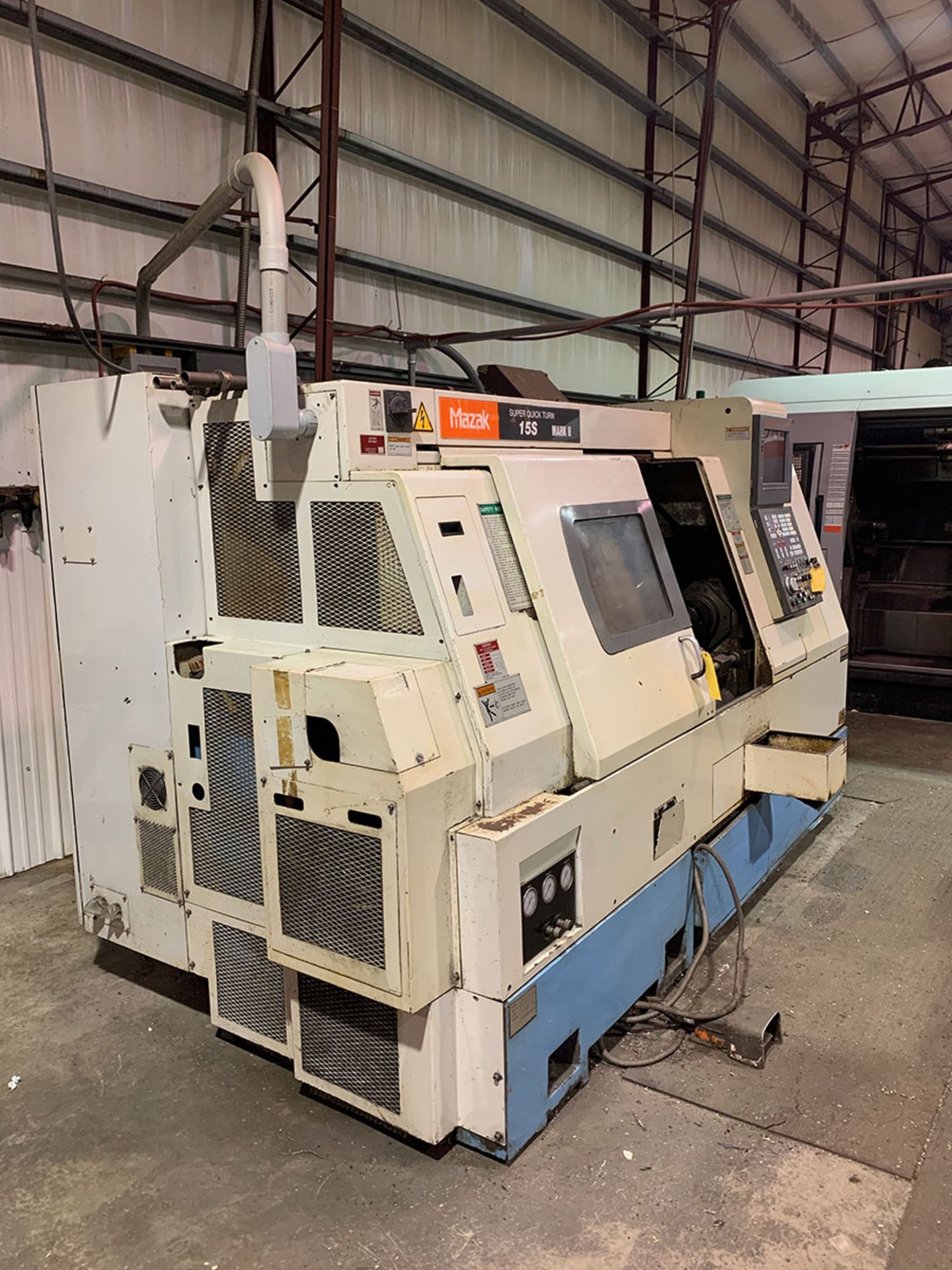 1995 SUPER QUICK TURN 15S MARK II CNC TURNING CENTER, S/N 117104, 12-POSITION TOOL HOLDER, - Image 2 of 2