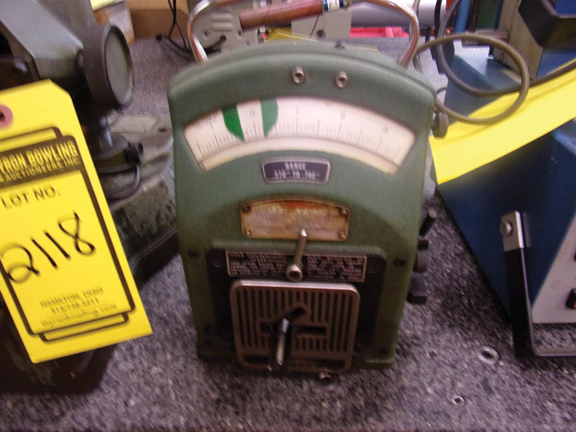 ASSORTED INSPECTION EQUIPMENT, HOLE GAUGE, SURFOMETER, MAGNETIC TESTER - Image 3 of 7