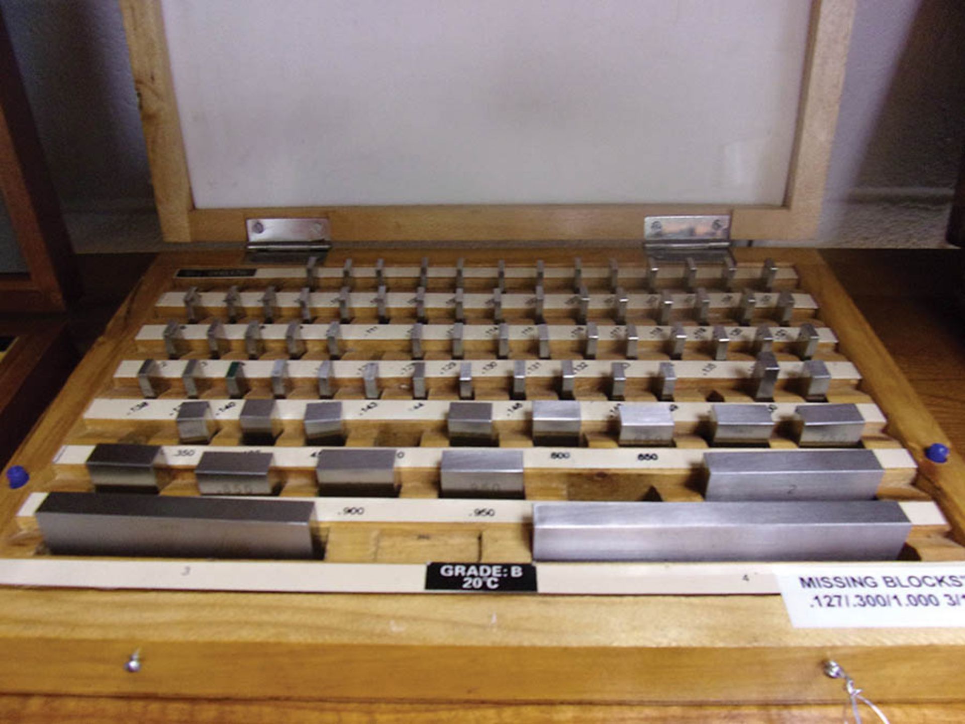 (7) ASSORTED GAUGE BLOCK SETS (PARTIAL)