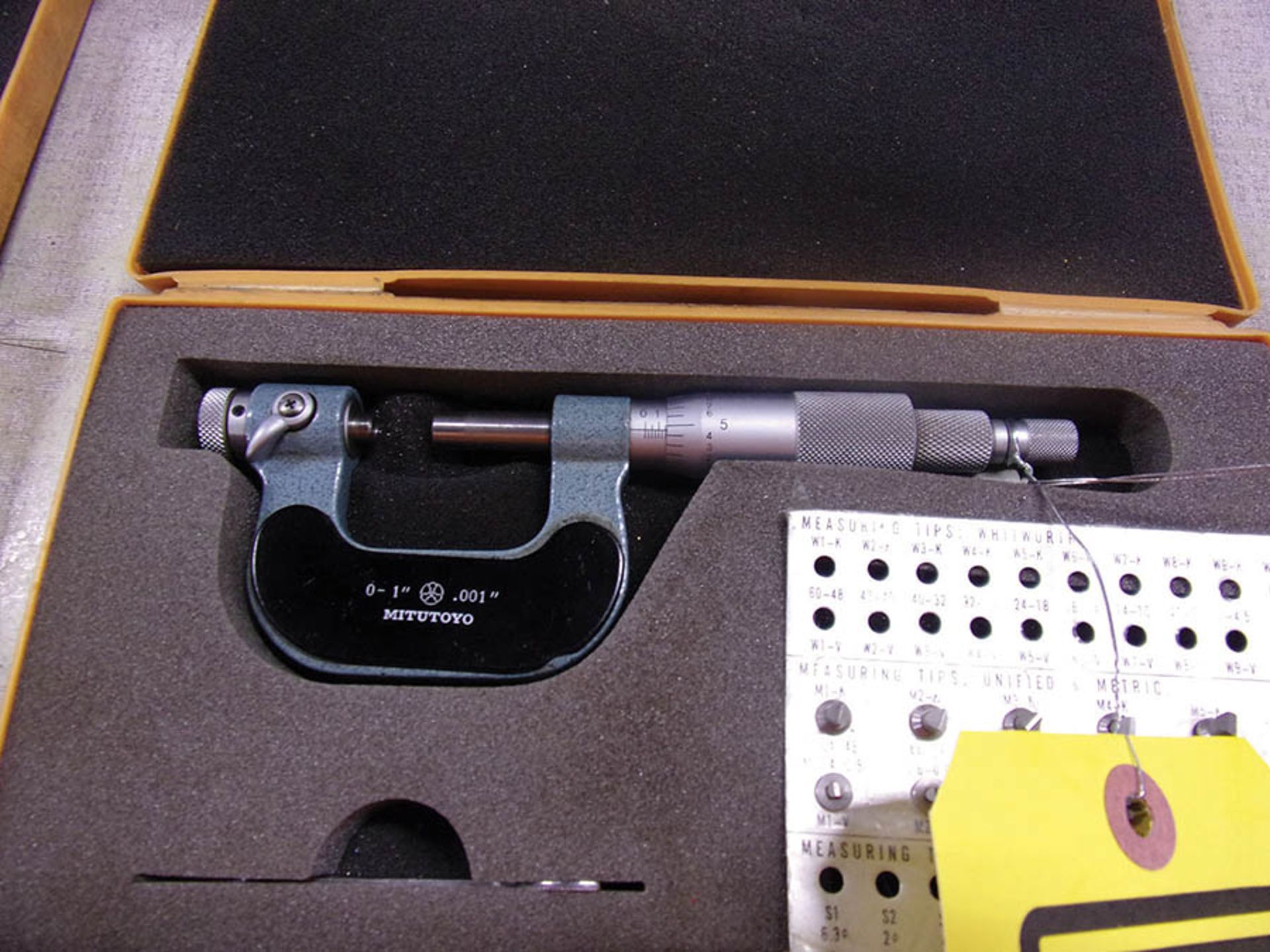 (3) MITUTOYO MICROMETERS 0-1'' AND 1-2''