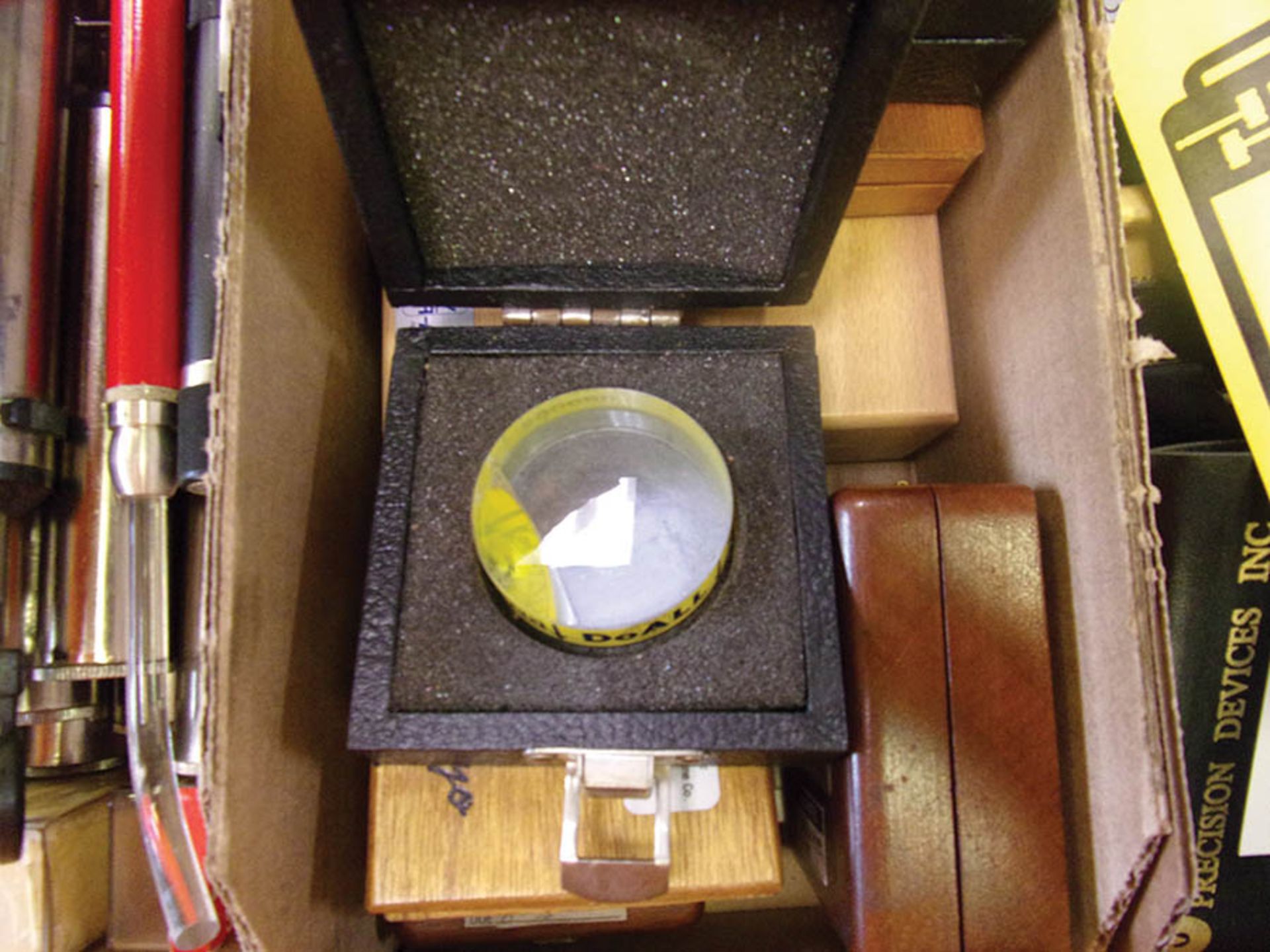 (8) BOXES W/ DIAL INDICATOR, REFERENCE STANDARDS, PROBES, MAGNETIC FIELD INDICATOR, RADIUS GAUGES - Image 2 of 8