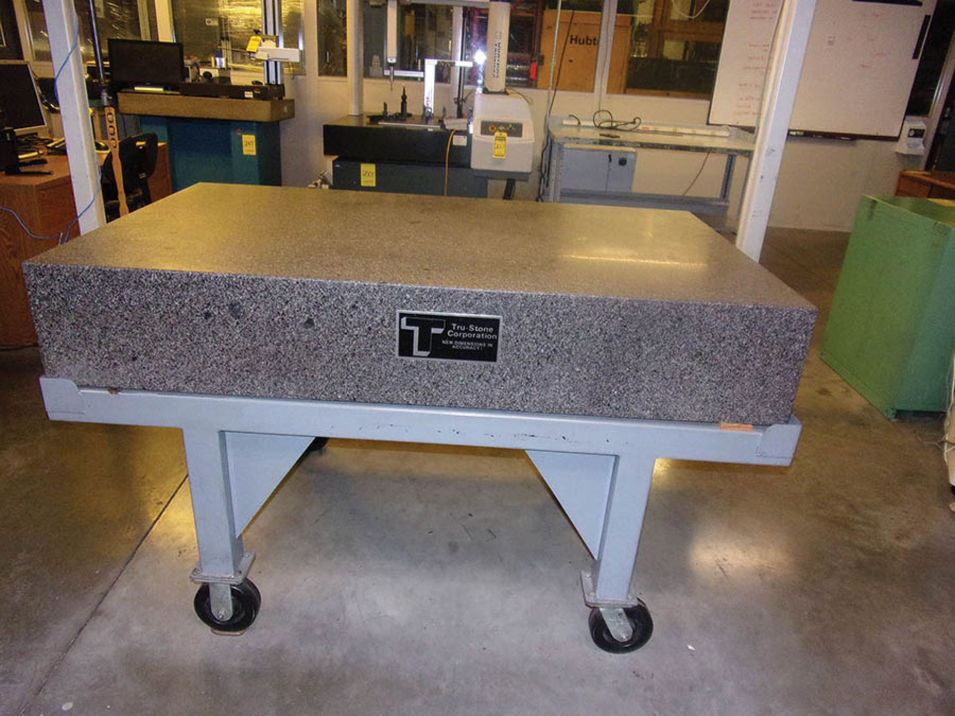 TRU-STONE 3' X 5' X 10'' GRANITE SURFACE PLATE (NEXT CALIBRATION DUE DATE 7/3/20)