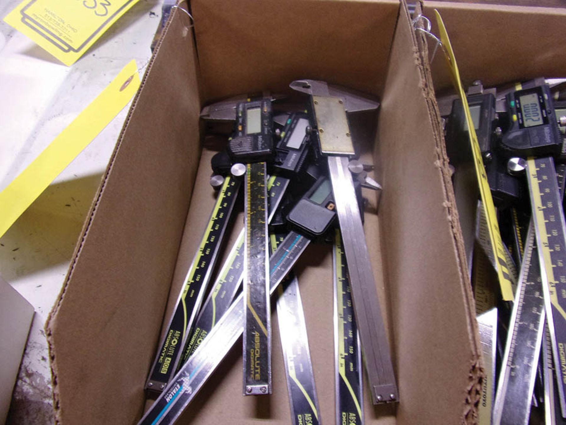 (3) BOXES WITH ASSORTED 6'' DIGITAL CALIPERS - Image 2 of 3