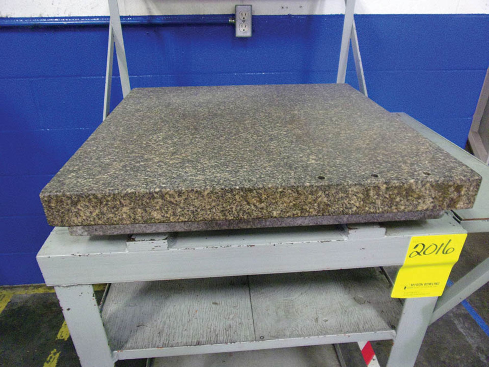 EX-CELL-O 14'' OPTICAL COMPARATOR, MODEL 14-814, S/N 8140305, AND ROCK OF AGES GRANITE SURFACE PLATE - Image 2 of 2